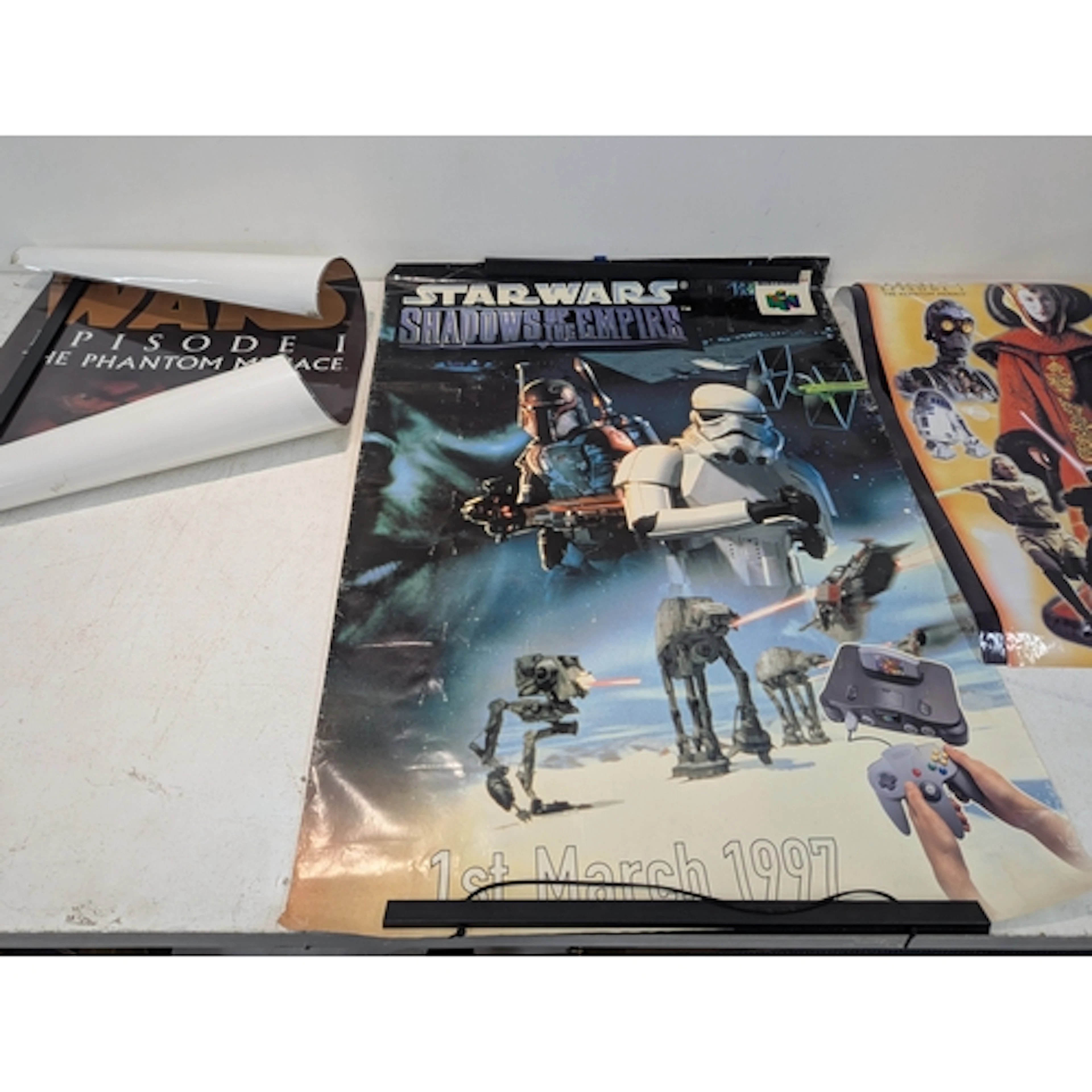 Star Wars posters to include 1997 Nintendo 64 video game Sta...