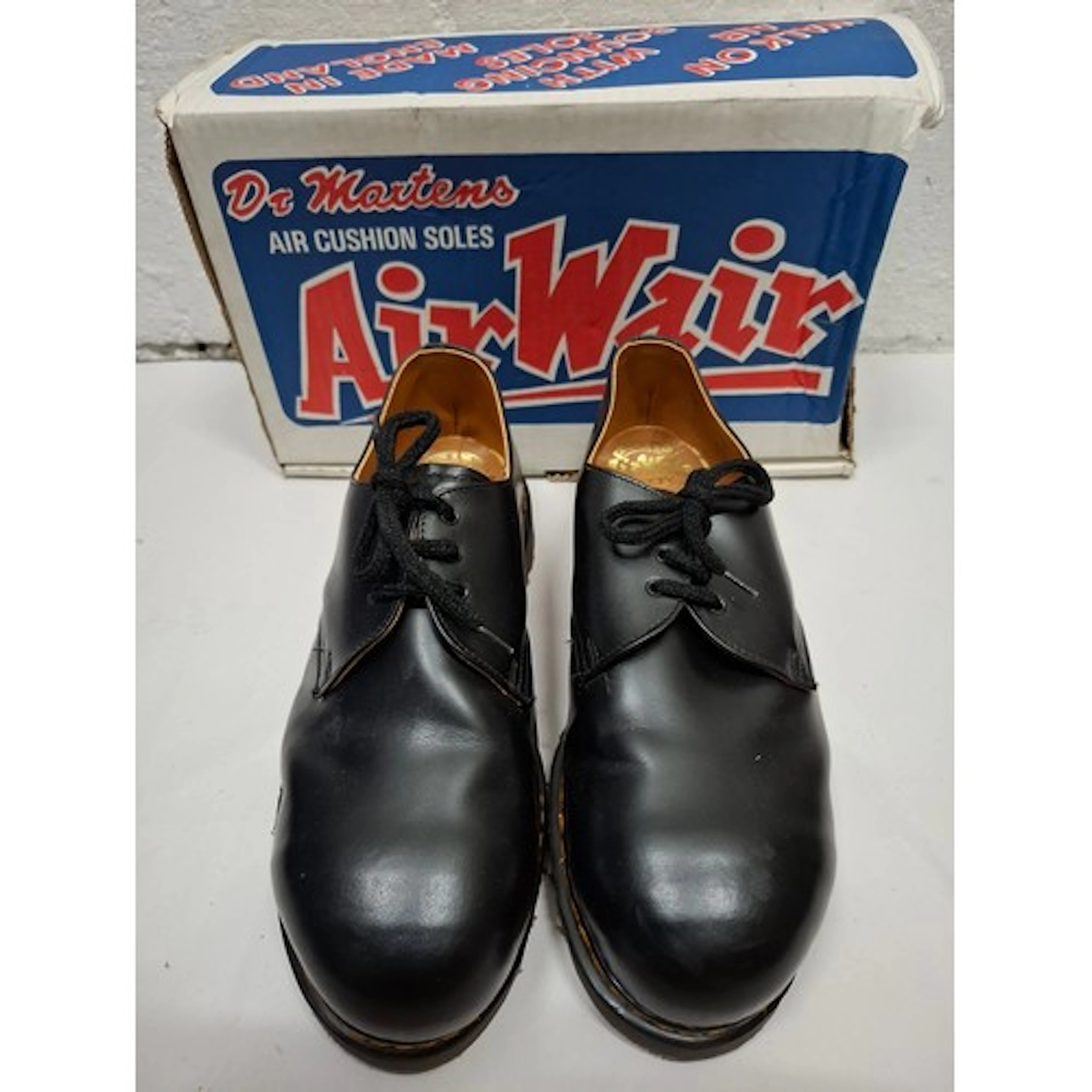 A pair of unworn men's Dr Martens Air Wair Gibson black leat...
