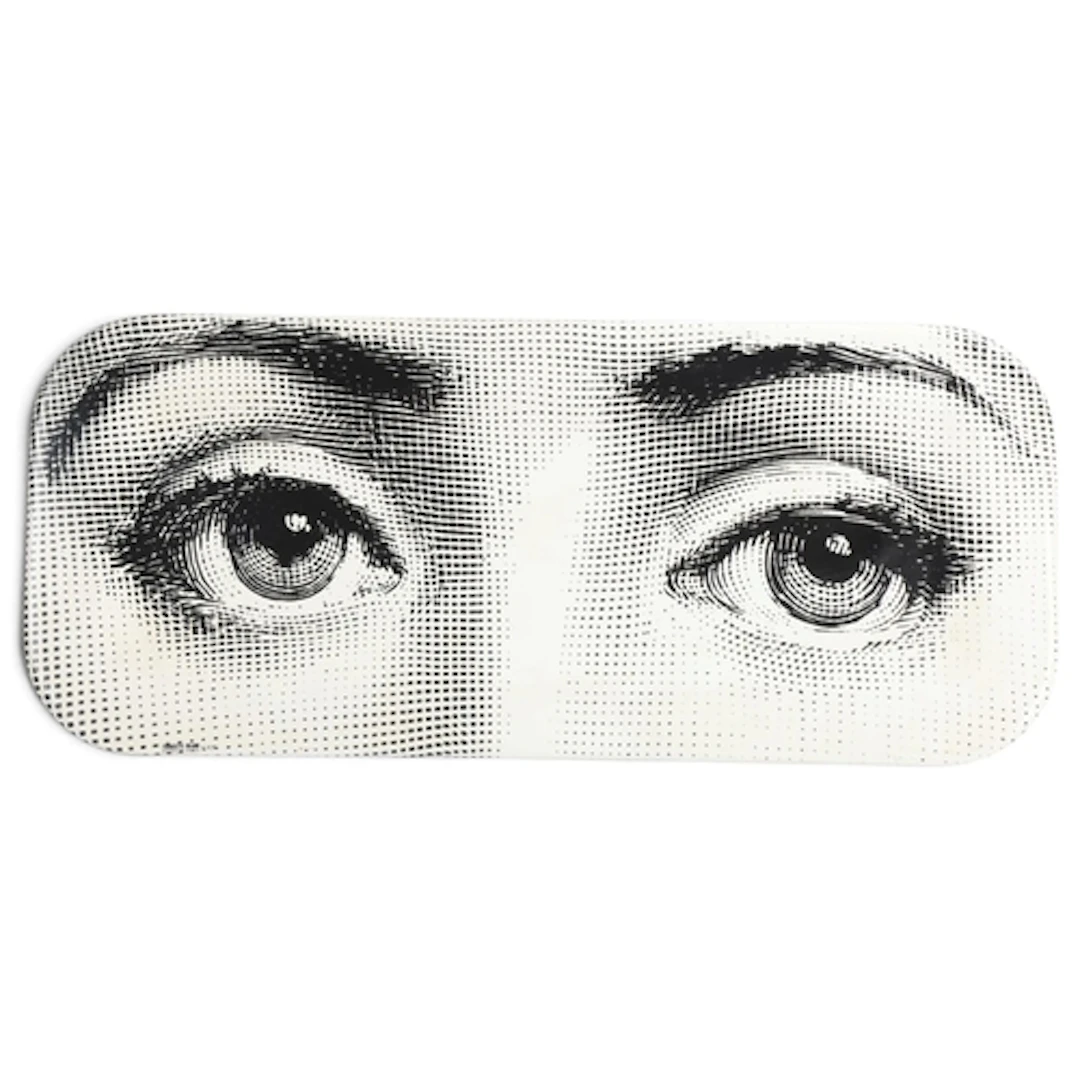 A Fornasetti lacquered metal tray from the Tema e Varizioni ...