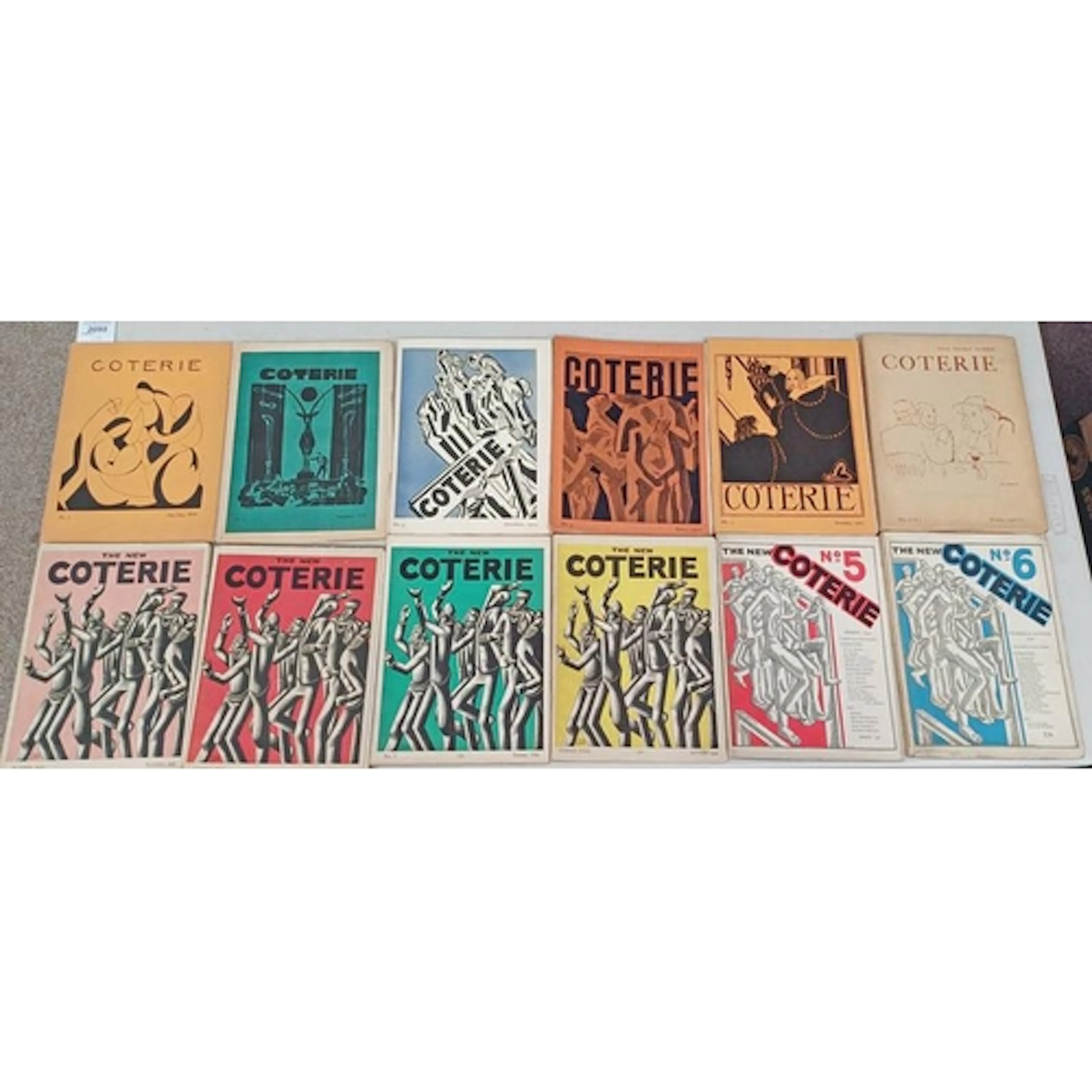 COTERIE AND THE NEW COTERIE IN 12 VOLUMES A COMPLETE RUN COM...
