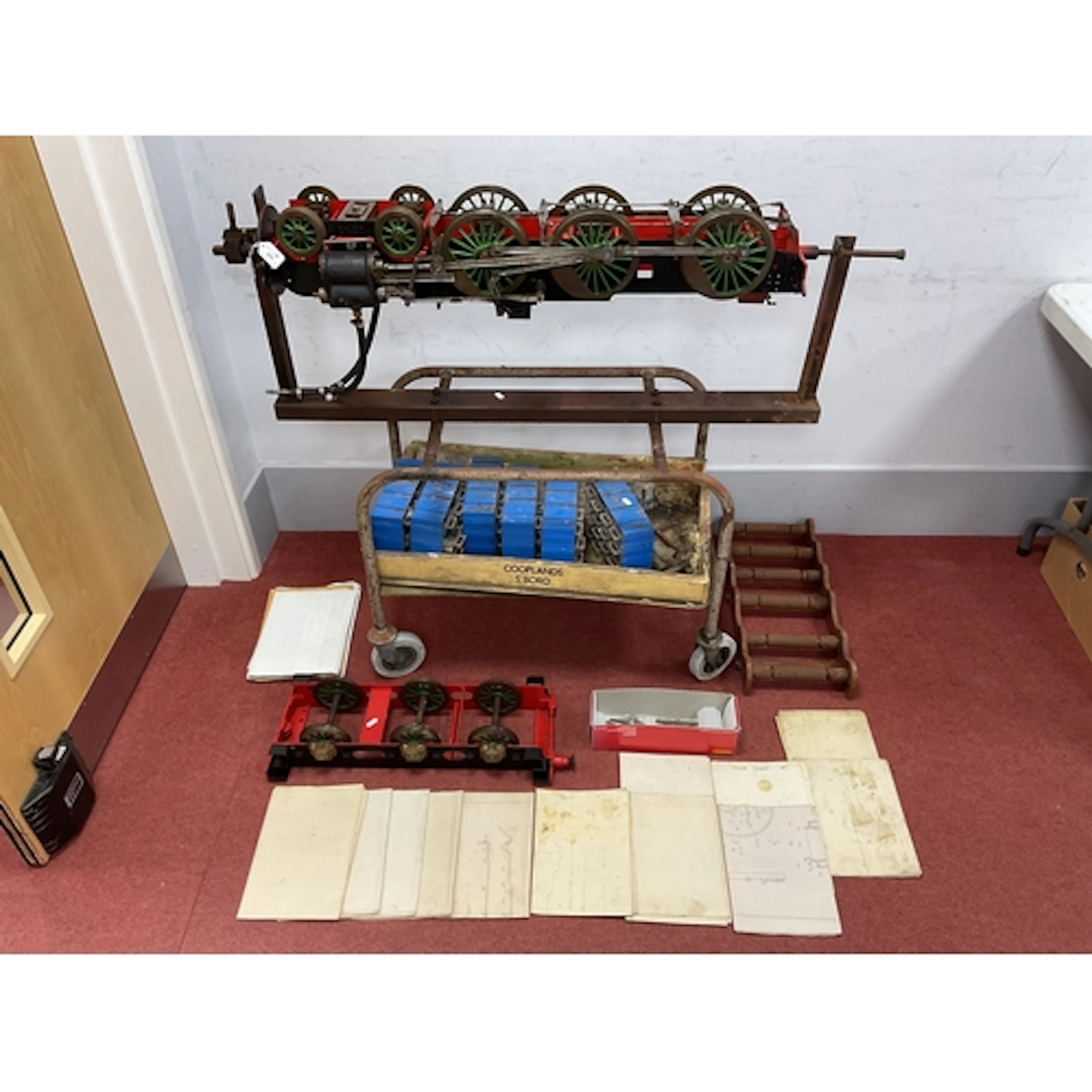 A 5 Inch Gauge Live Steam Rolling Chassis For a L.N.E.R Thom...