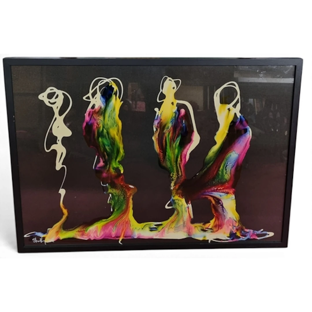Kevin Sharky. An Acrylic on Board depicting "The Bridesmaids...