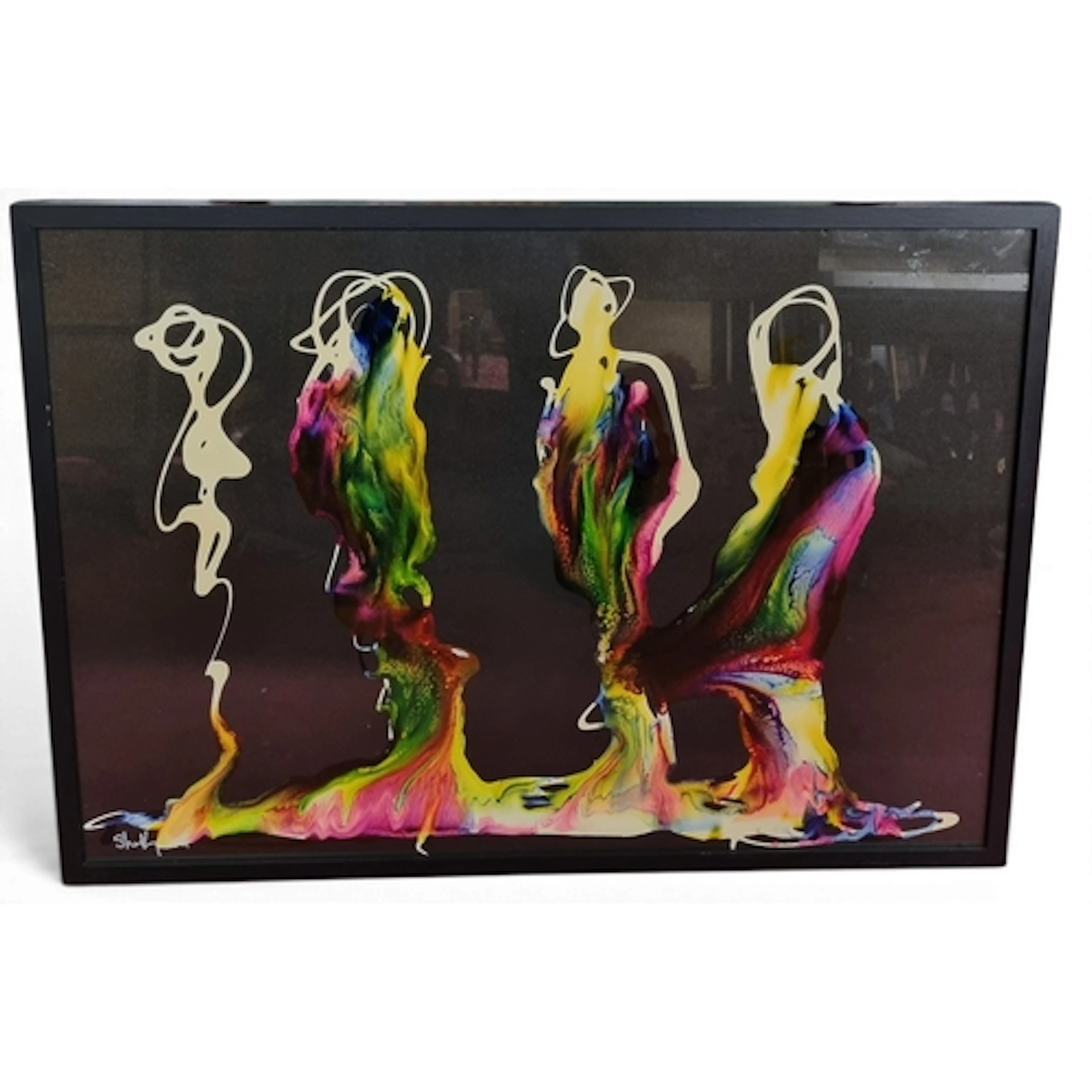 Kevin Sharky. An Acrylic on Board depicting "The Bridesmaids...