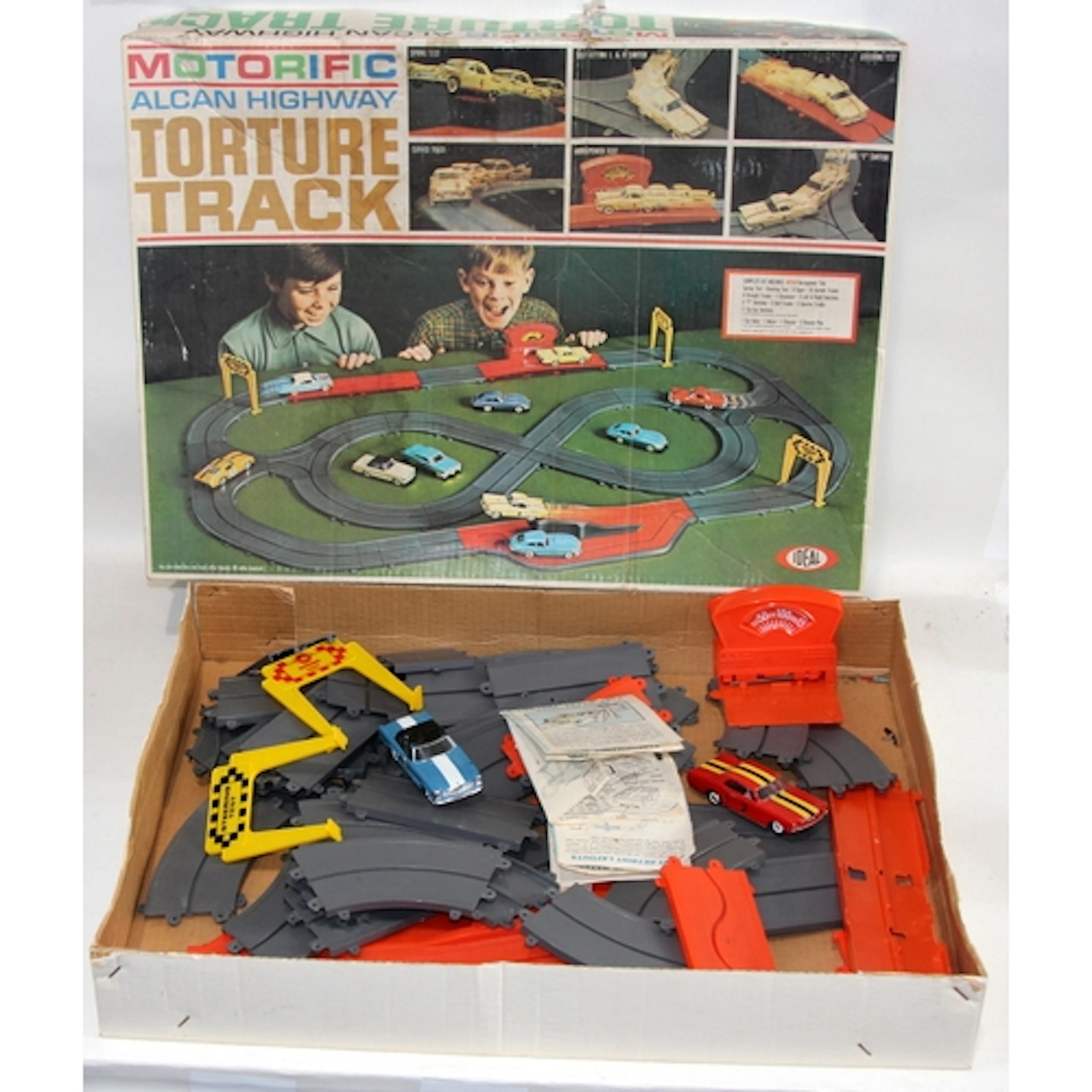 Vintage Motorific Alcan Highway Torture Track by Ideal, appe...