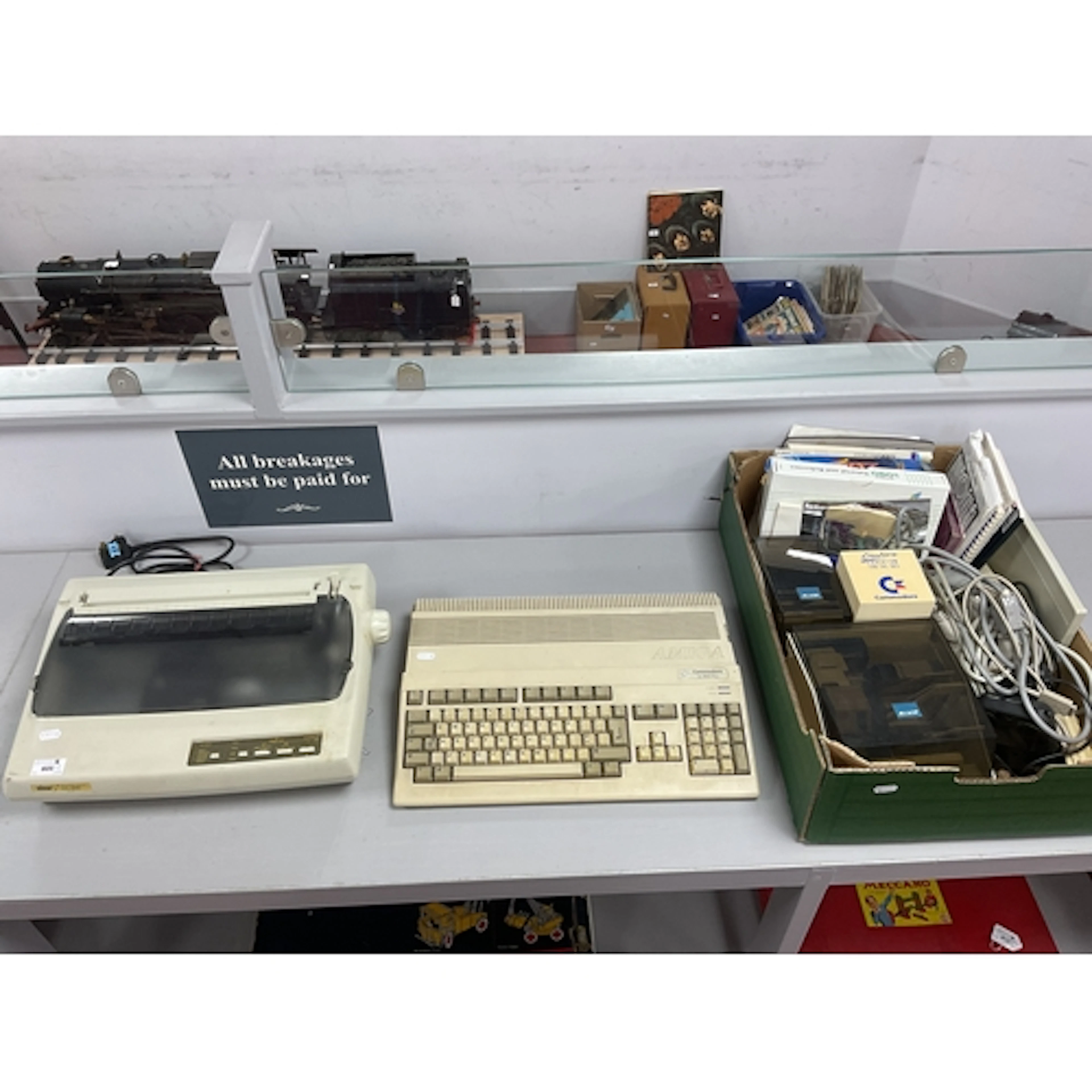 Retro Computing; A Commodore Amiga A-500 Plus Home Computer,...