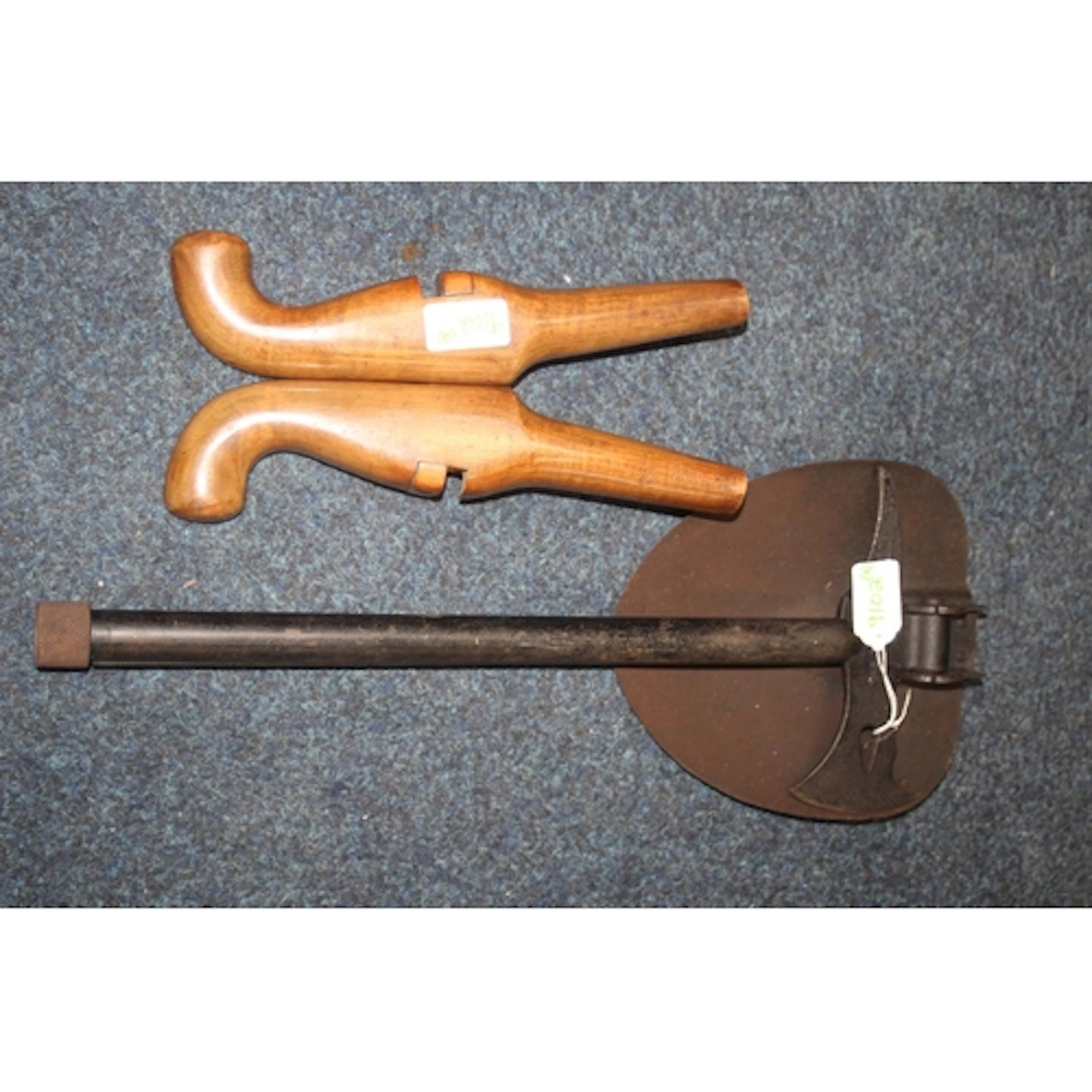 British WWI Acrow entrenching tool with axe and spade and a ...
