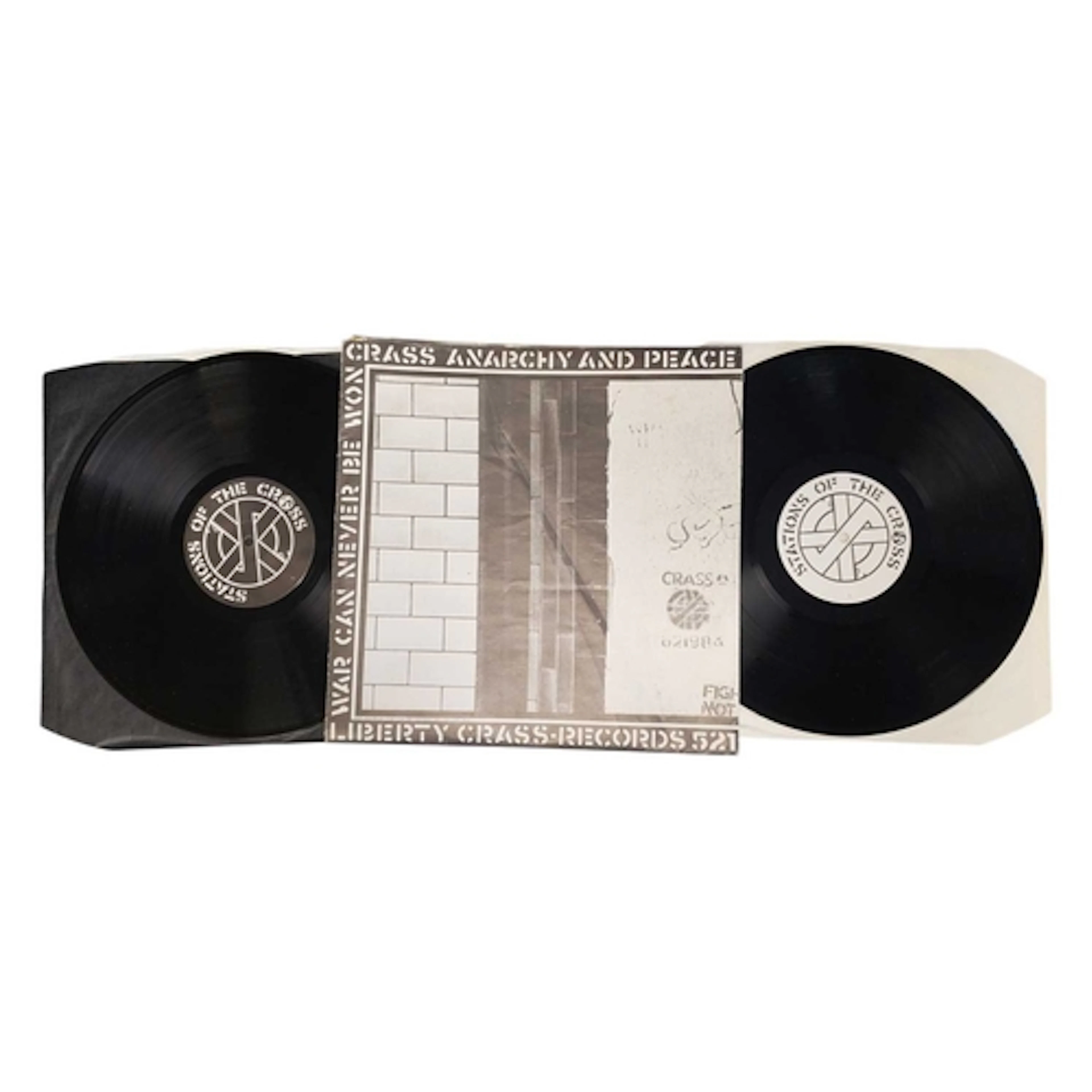 Crass - 1979 Stations of the Crass first pressing LP vinyl r...