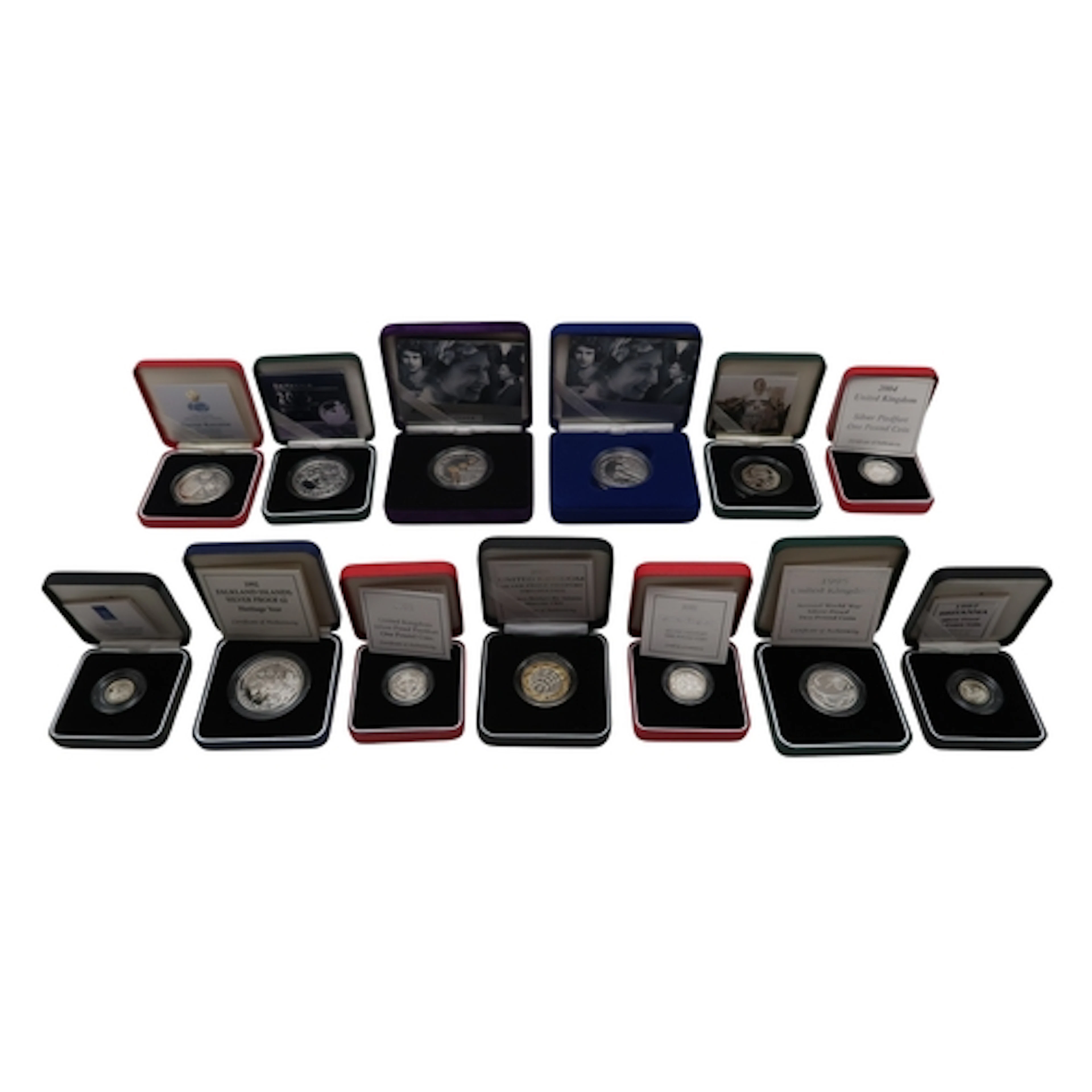 Elizabeth II (1952-2022) Silver Proof Coins to include a 200...