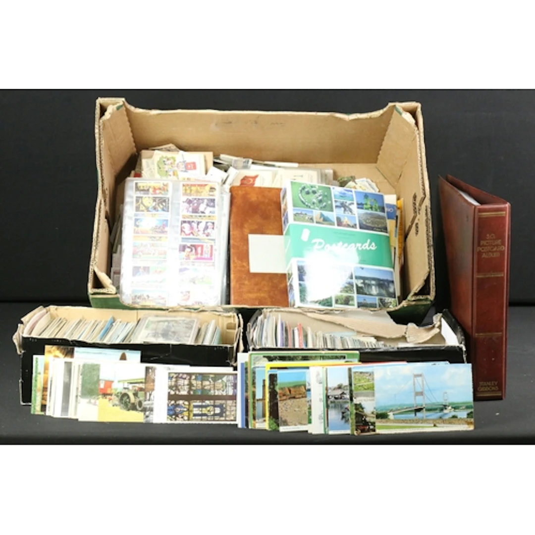 Collection of mixed ephemera to comprise various postcards i...