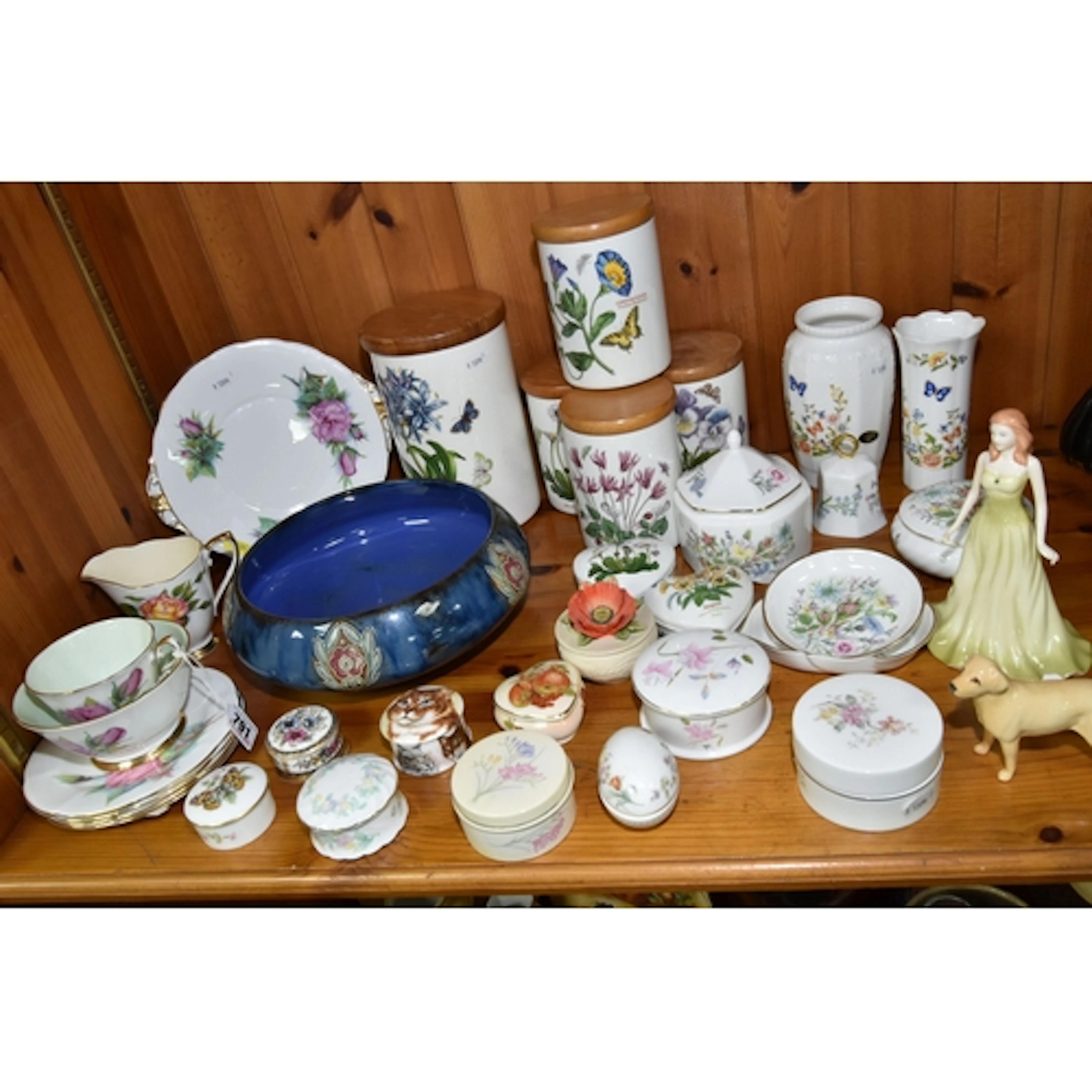 A GROUP OF NAMED CERAMICS, comprising Portmeirion 'The Botan...