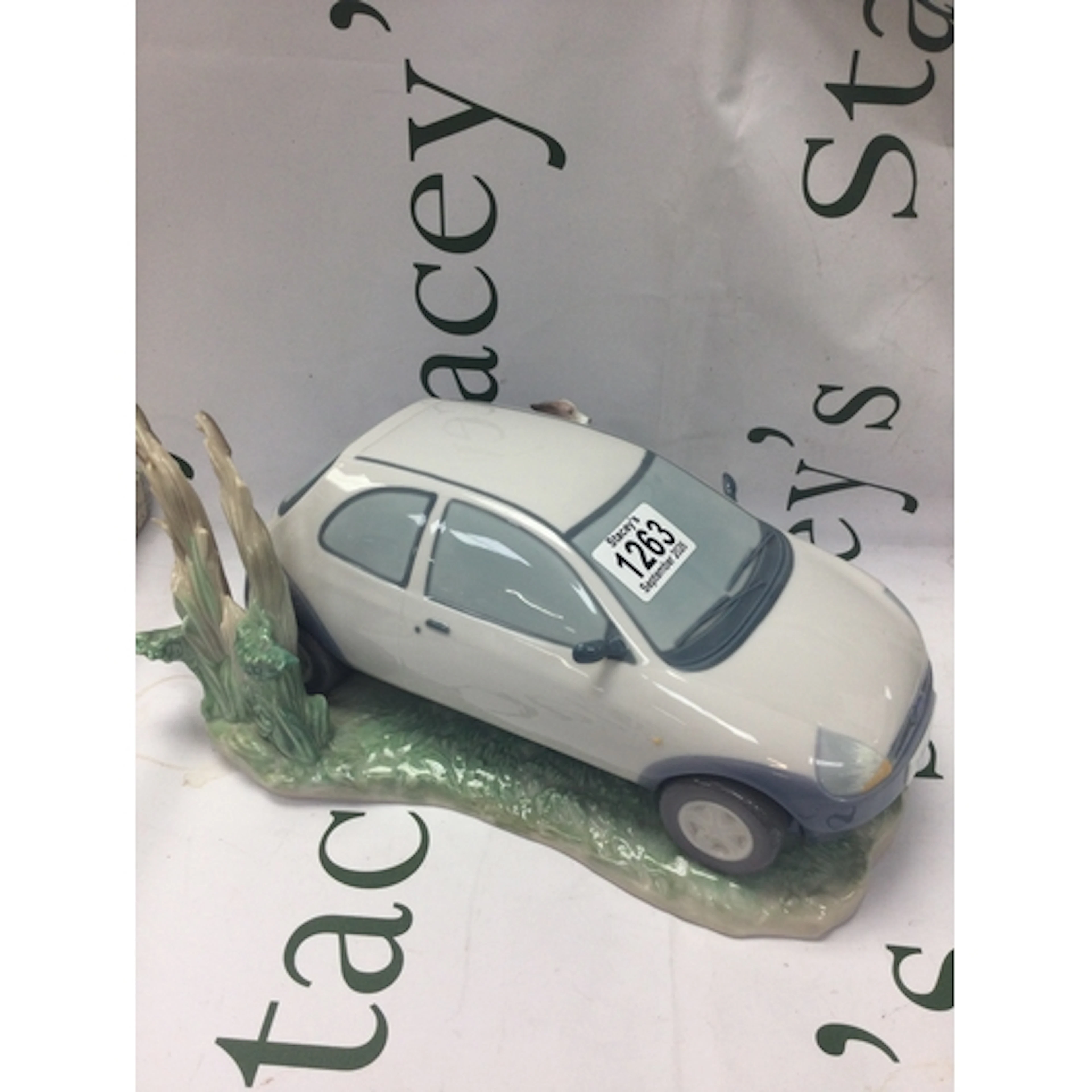 Lladro limited edition Ford KA given to the design executive...