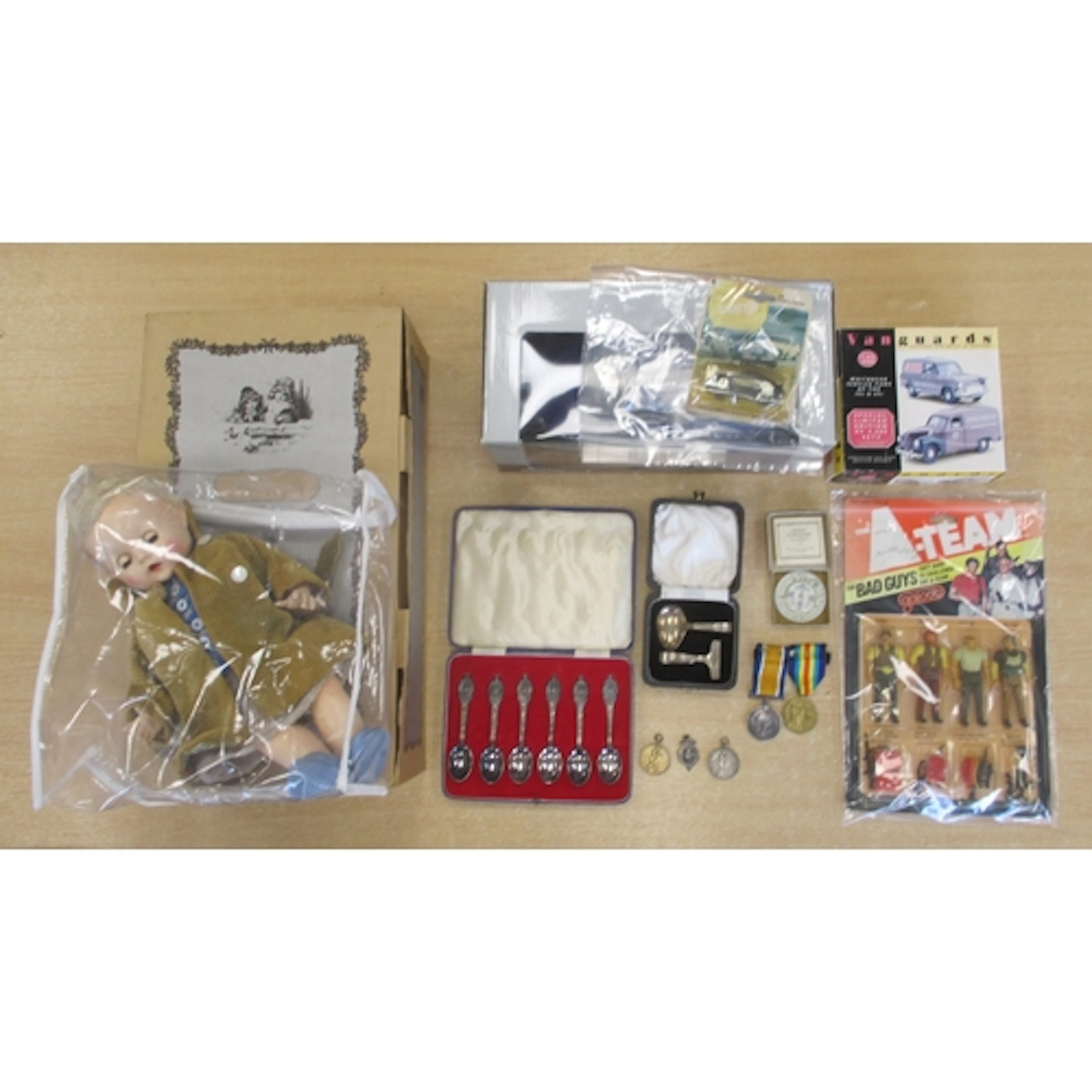 Collection includes an A-Team Bad Guys action figure set of ...