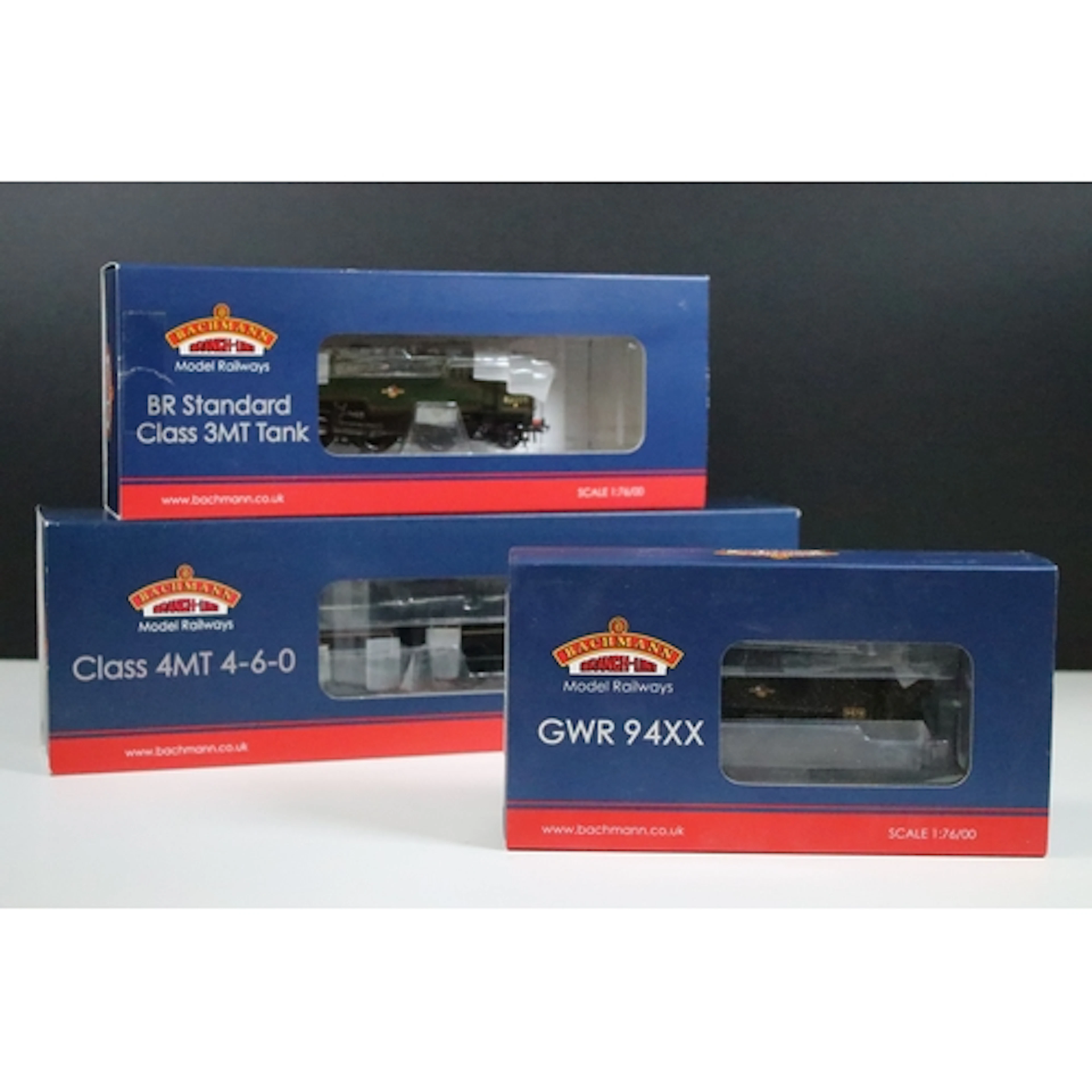 Three boxed Bachmann OO gauge locomotives to include 31-118 ...
