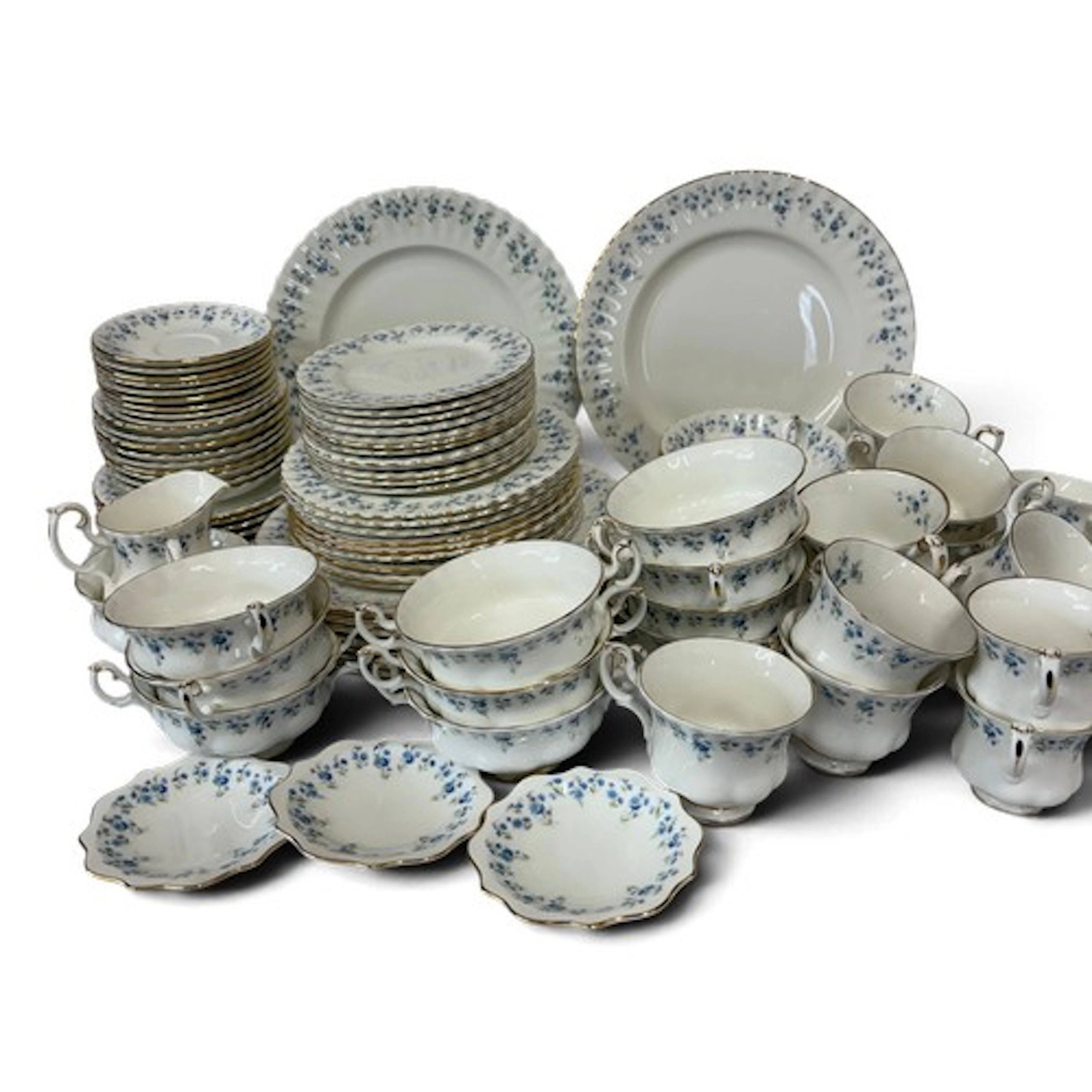 A Royal Albert 'Memory Lane' part dinner service to include ...