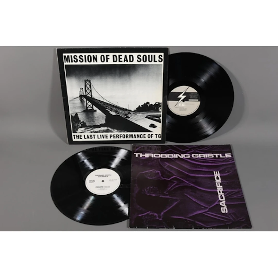 Throbbing Gristle vinyl records to include Mission of Dead S...