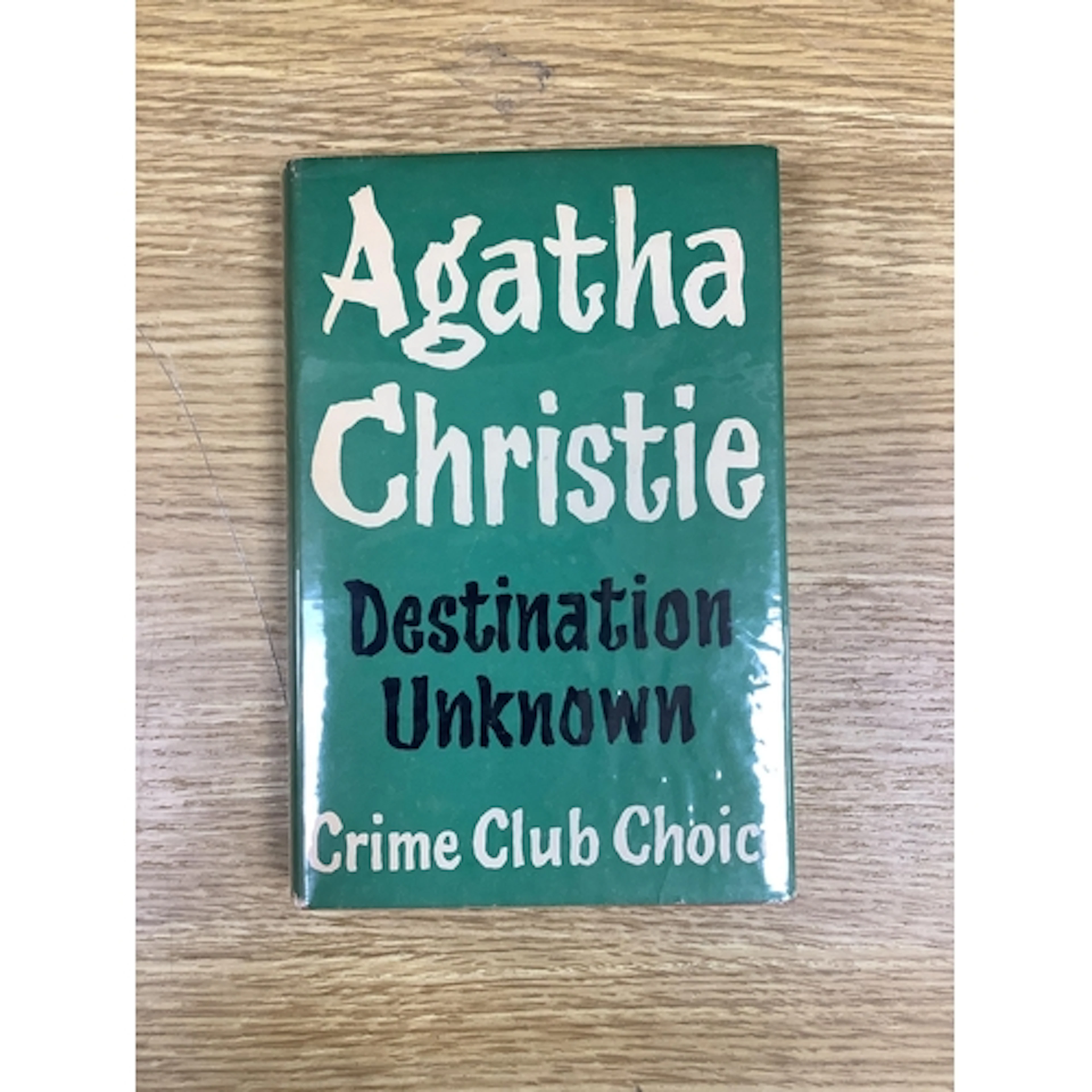 ° ° Christie, Agatha. Destination Unknown. First edition. 8v...