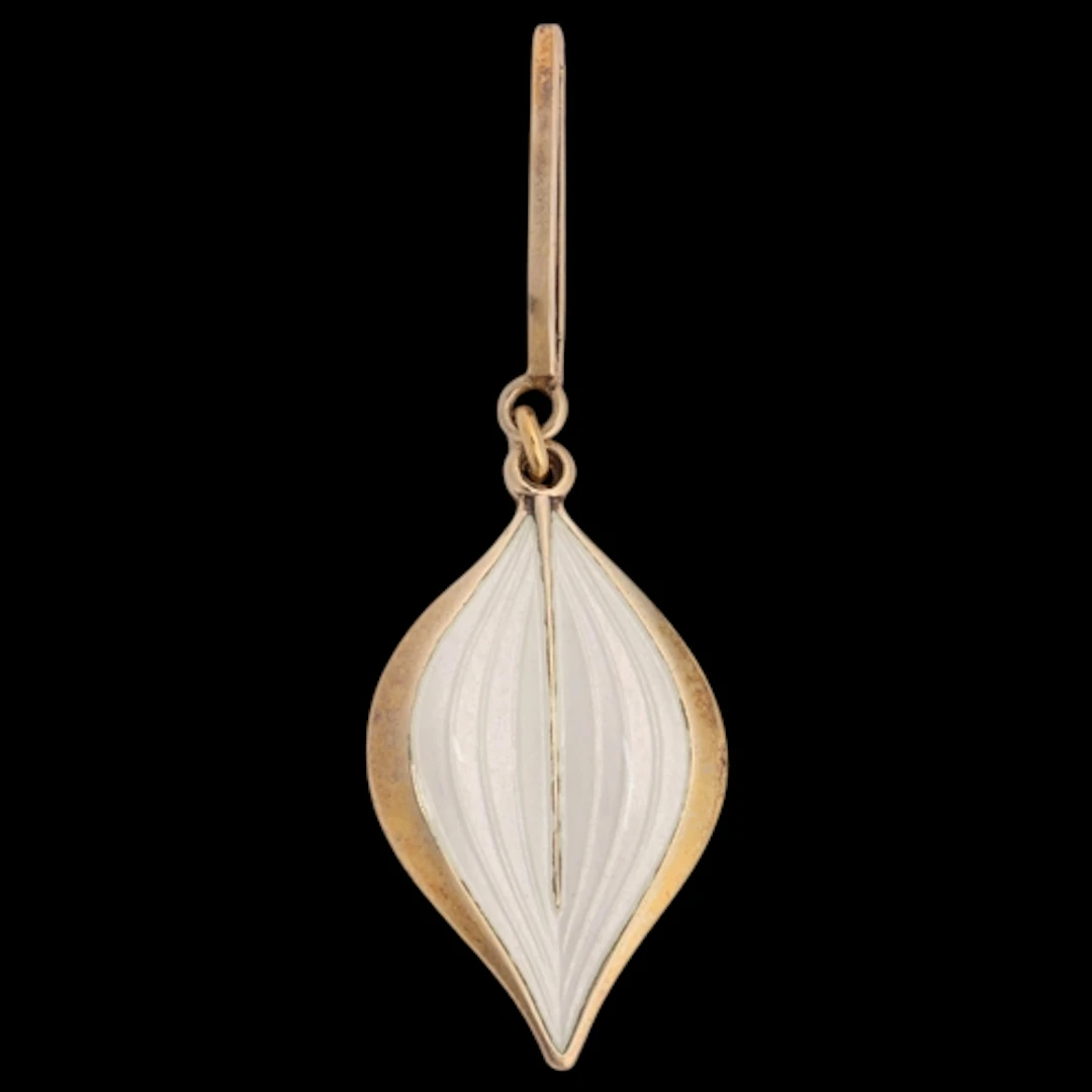 JEMAX - a Danish modernist sterling silver-gilt white enamel...