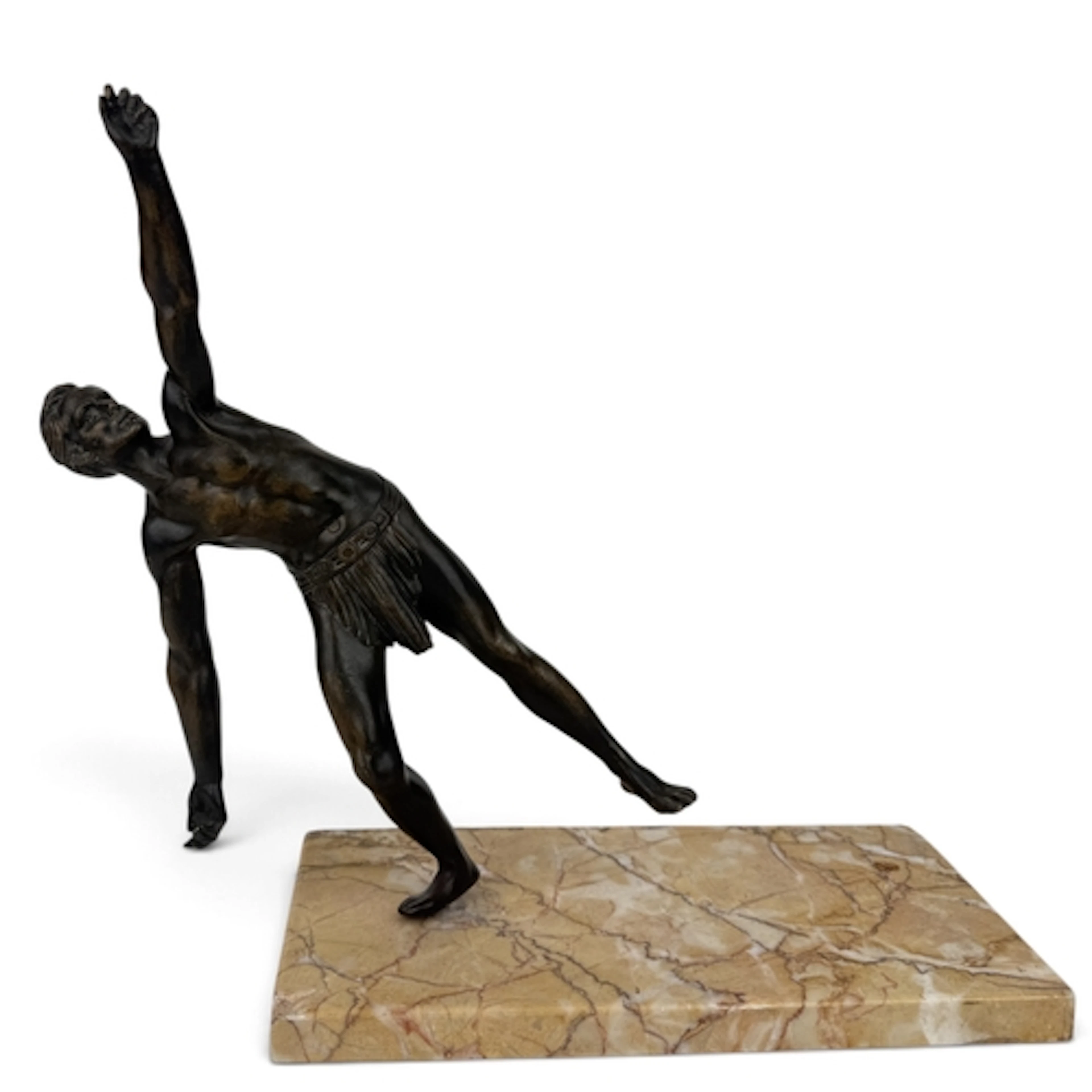 AFTER DEMETRE CHIPARUS (ROMANIAN, 1886-1947): A BRONZE SCULP...