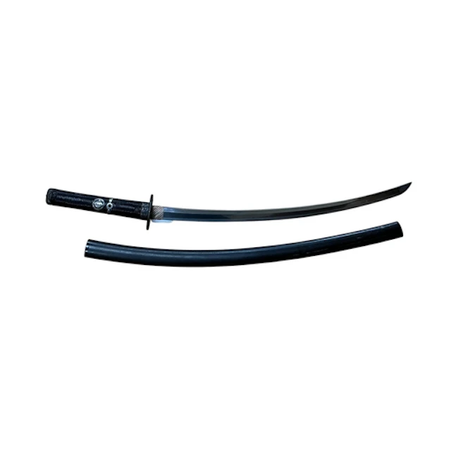 A Japanese sword wakizashi, blade 55.1cm, signed tang; Inshu...