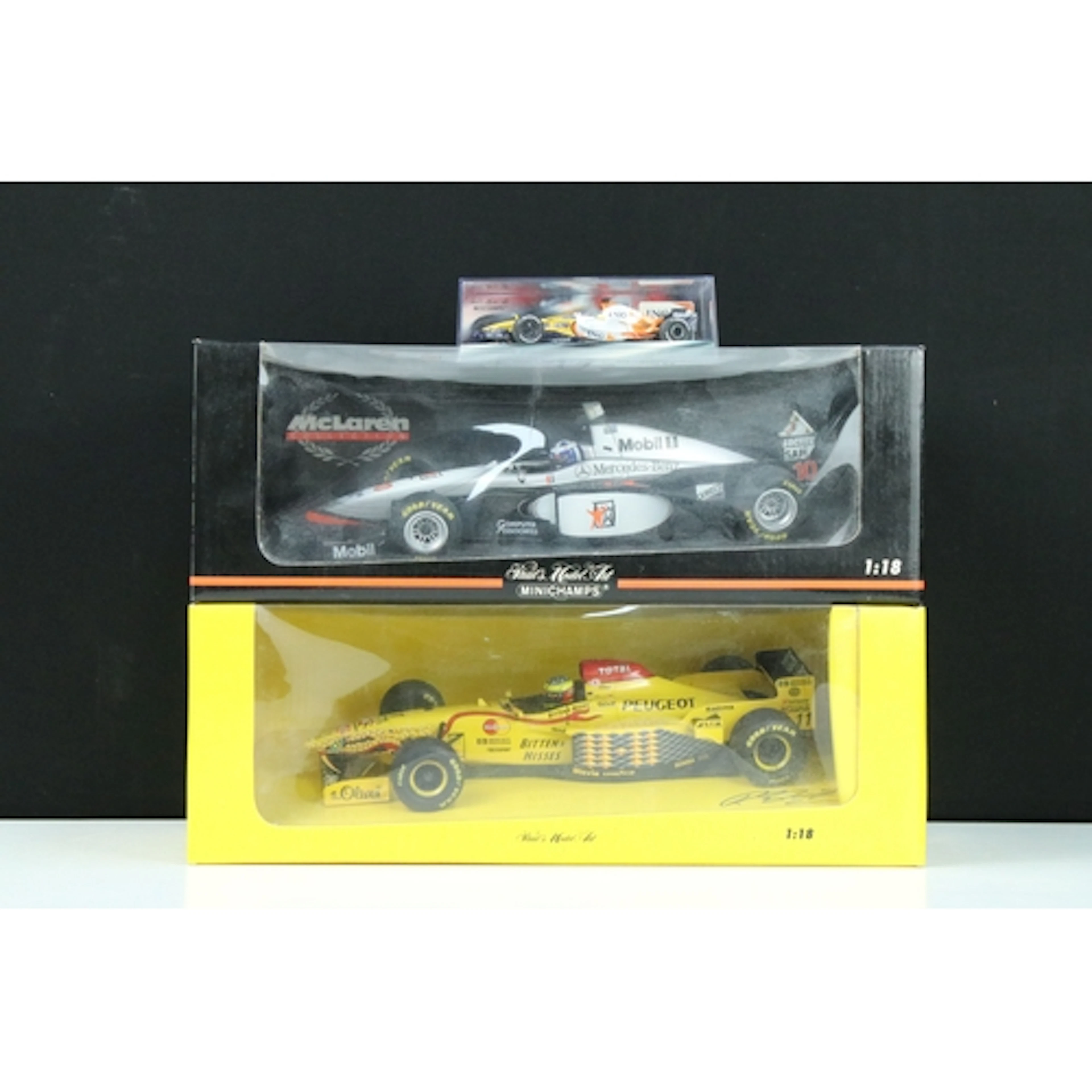 Three Paul's Model Art racing related diecast models to incl...