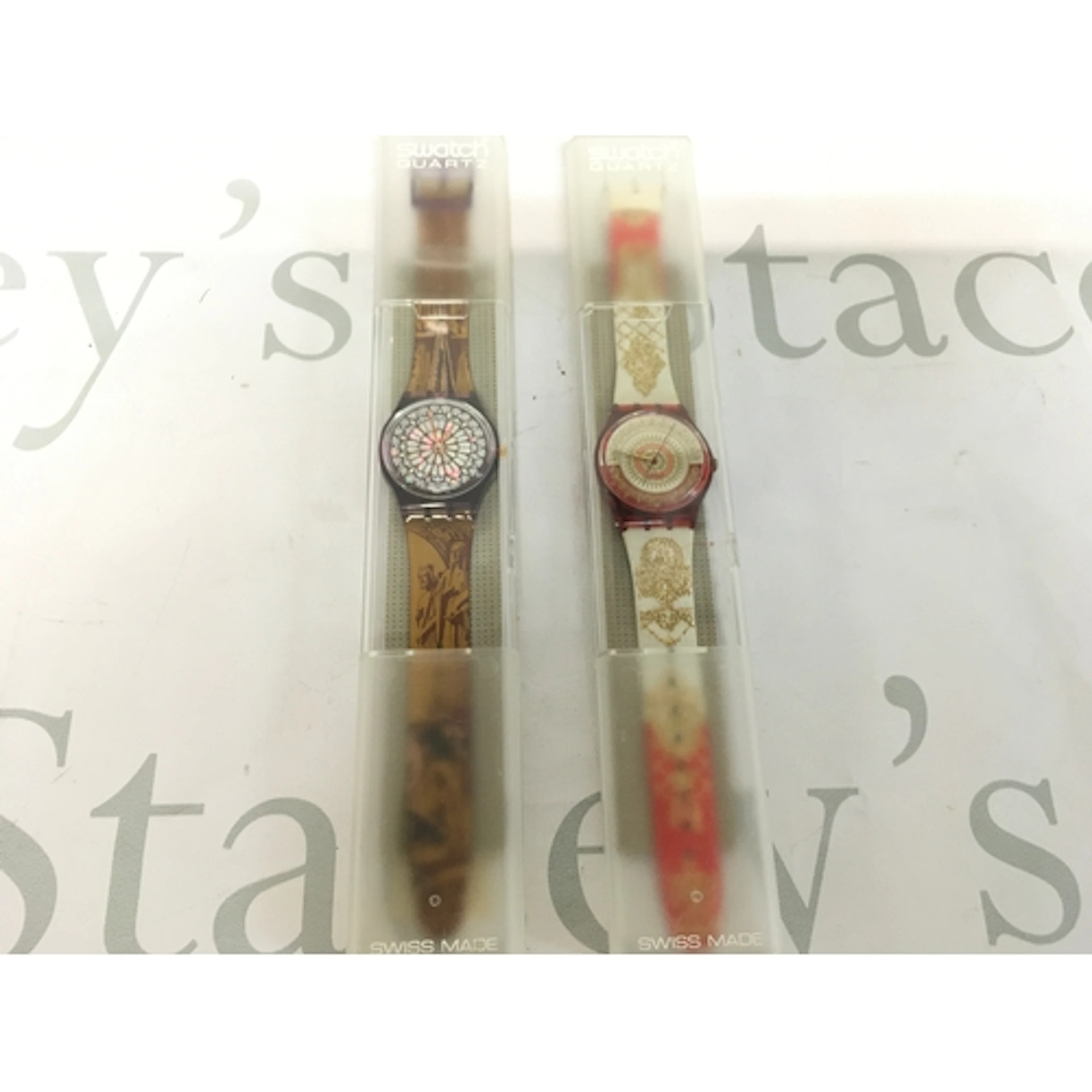 Two vintage watches including vintage 1994 Swatch "Quas...