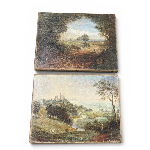 AFTER JOHN CONSTABLE (BRITISH 1776-1837): A PAIR OF ENGLISH ...