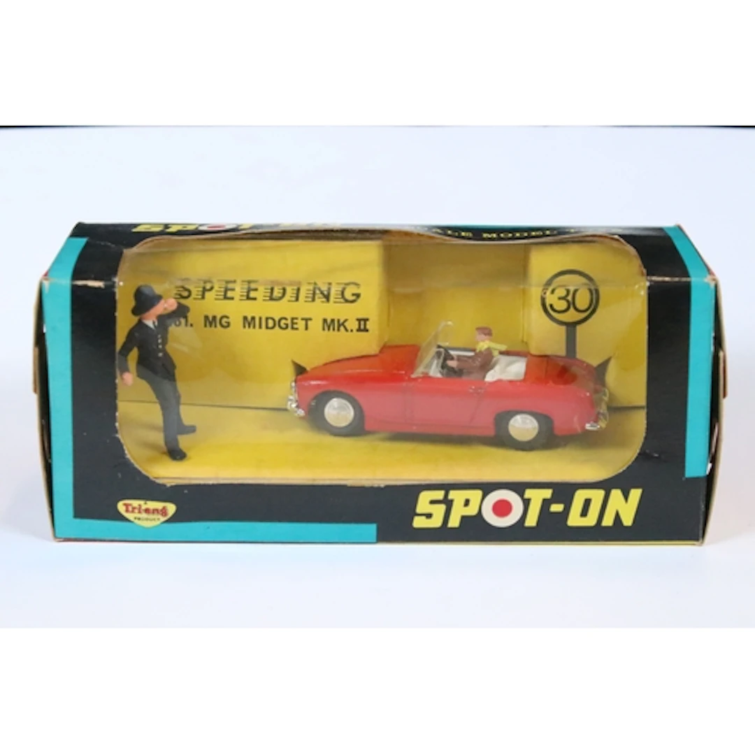 Boxed Triang Spot On 281 MG mk II Speeding diecast model com...