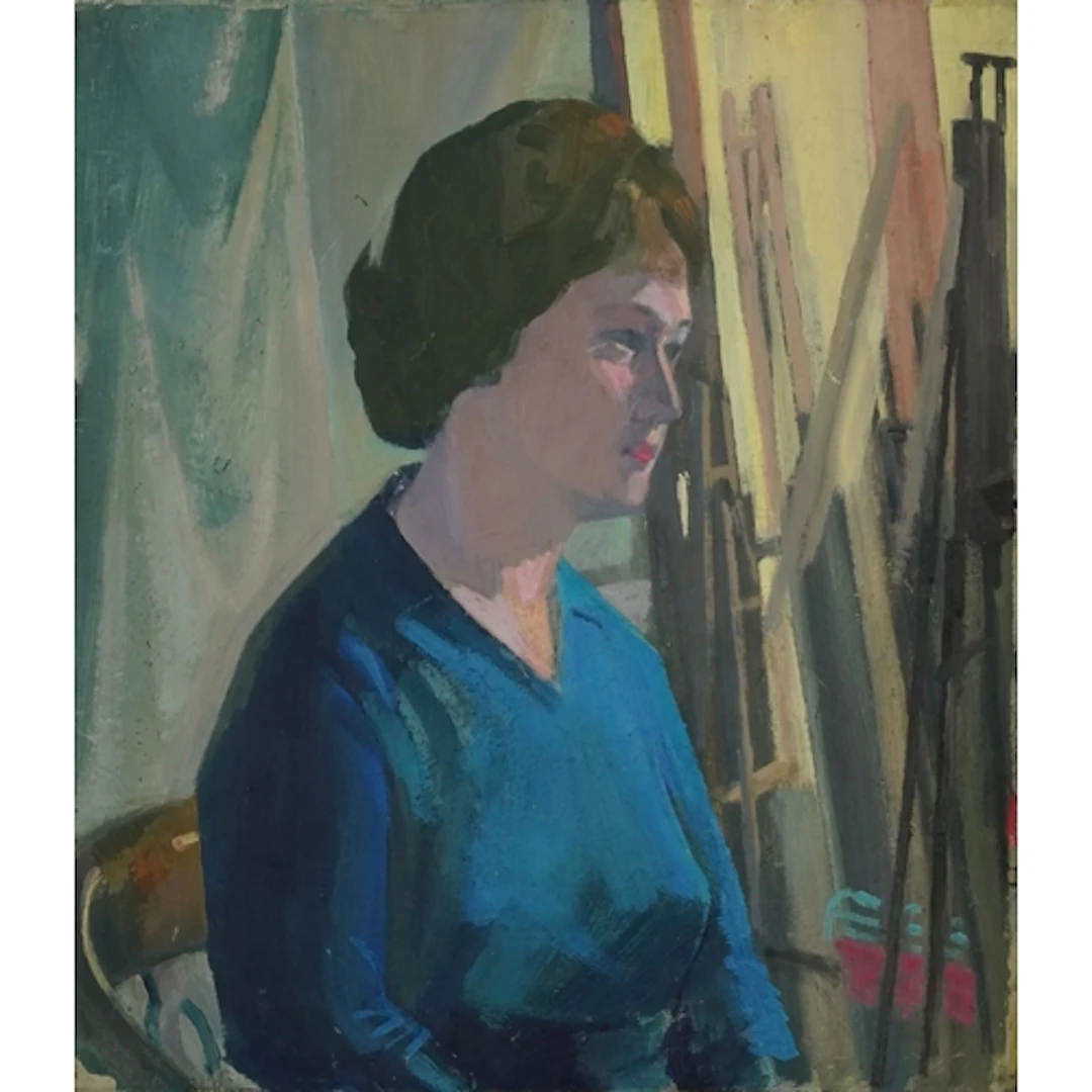 Carl L Wragg - The Artist's Model, 20th century oil on board...