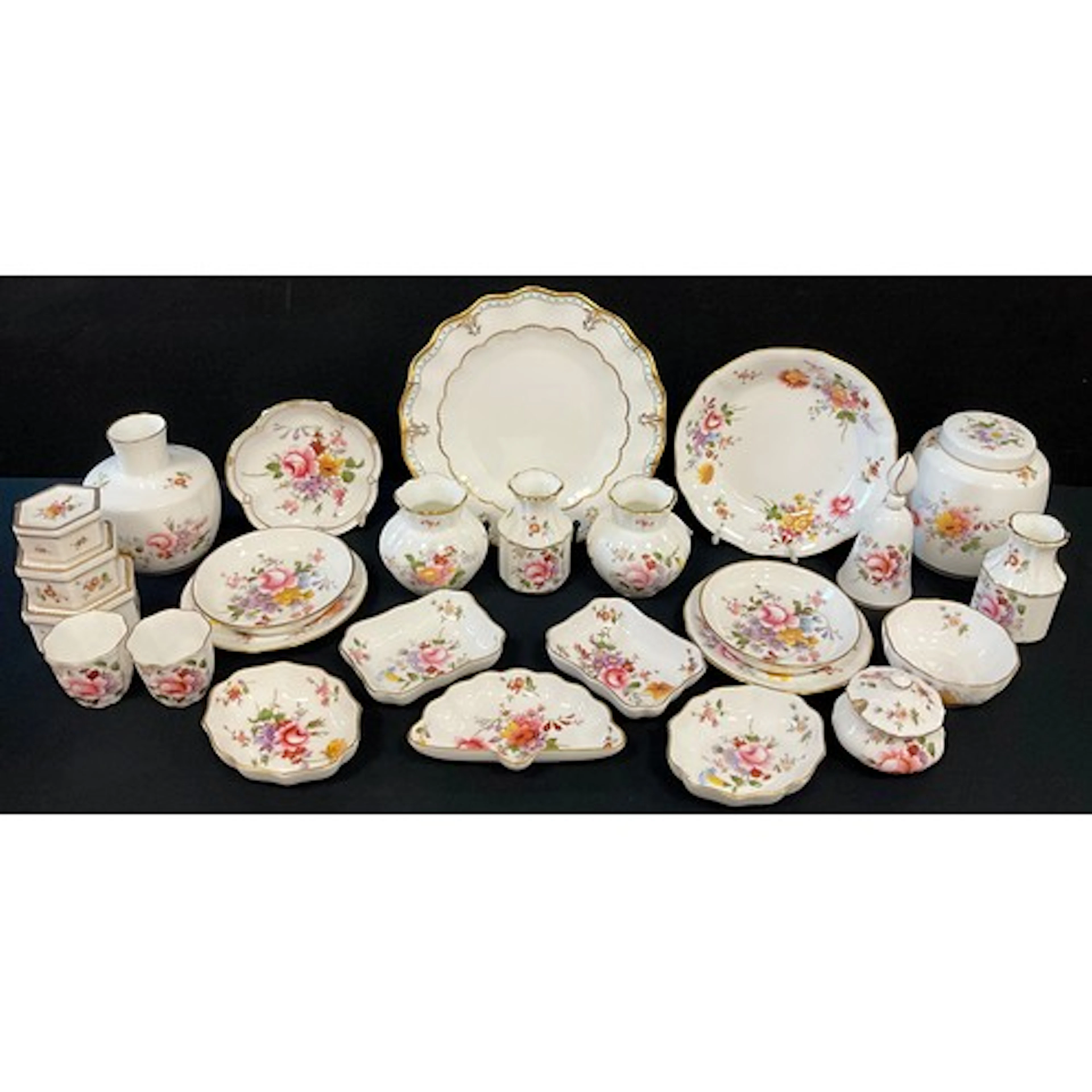 Royal Crown Derby - assorted Posies pattern inc ginger jar a...