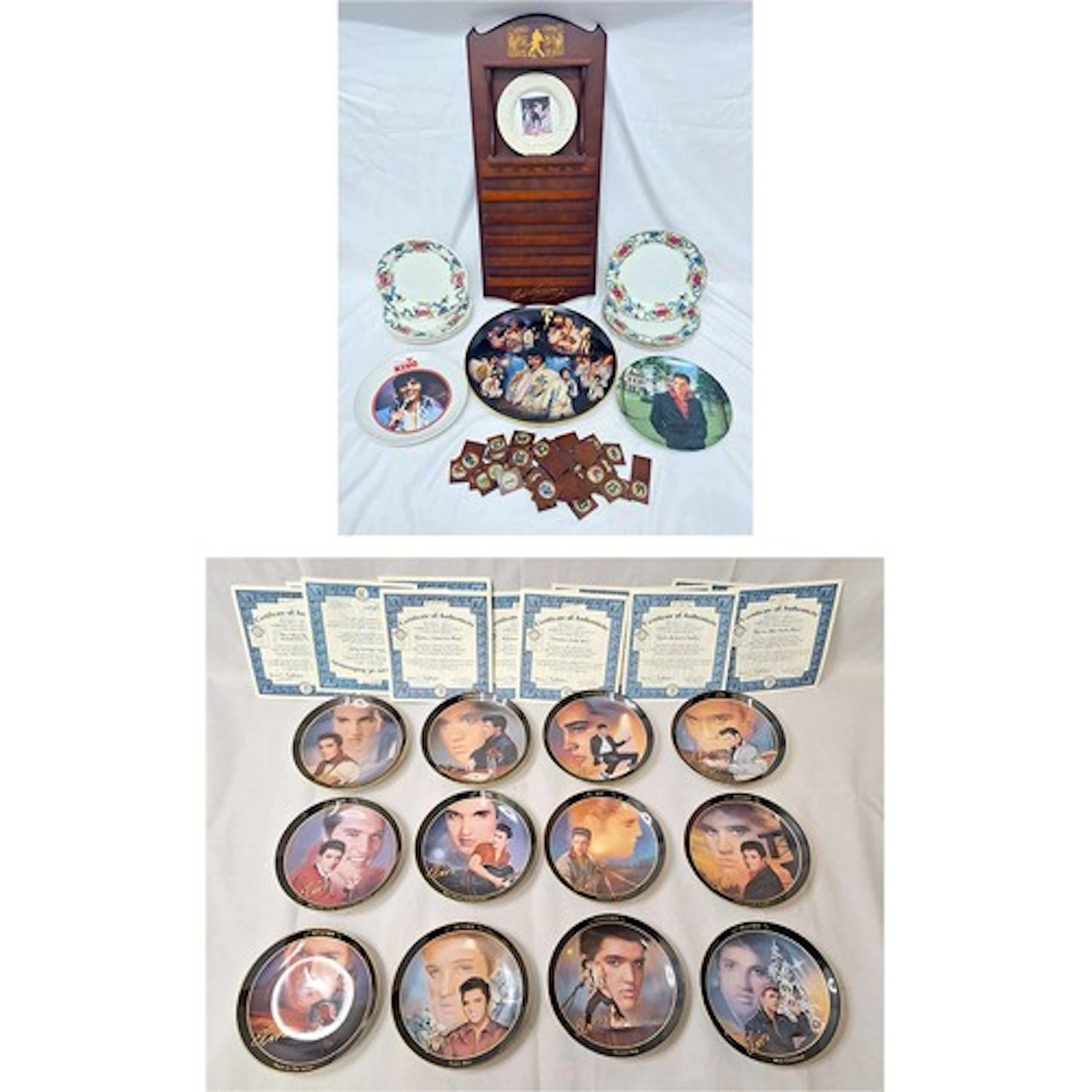 Limited Edition Bradford Exchange Elvis Rockin Through the Y...