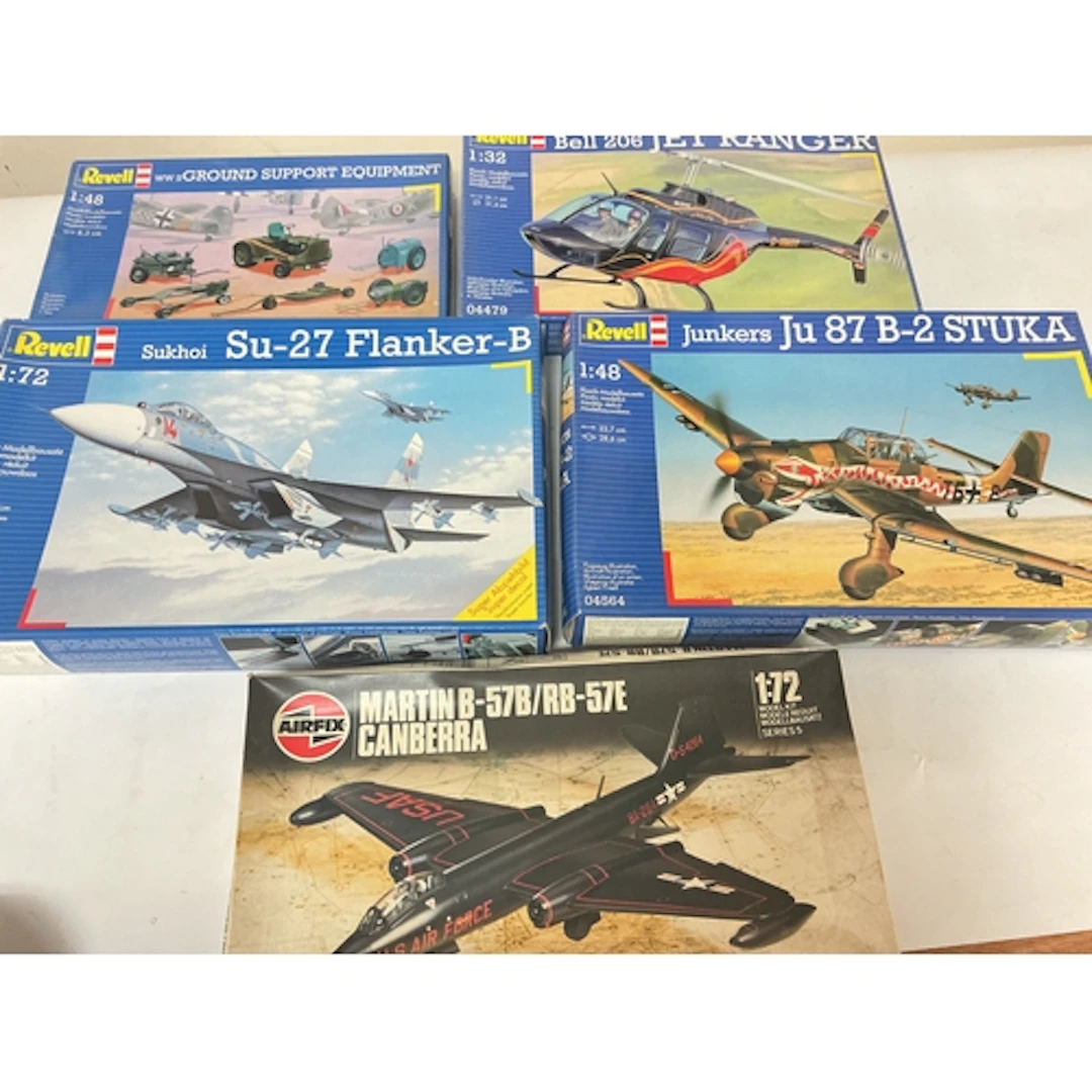 A Collection Of Boxed Matchbox Plastic Model Kits Including ...