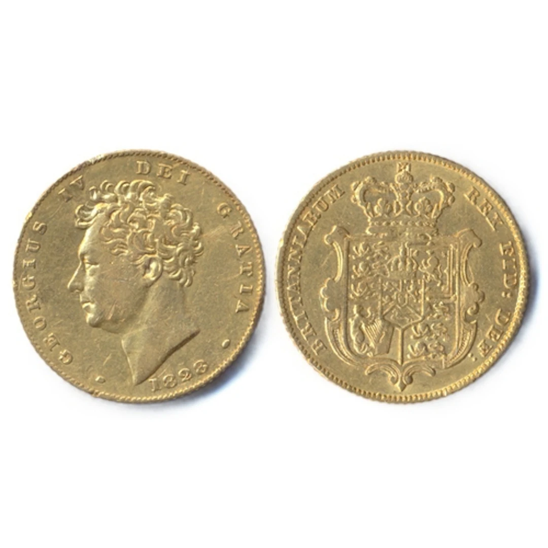 Investment Gold Lot - Documents Required. 1828 half sovereig...