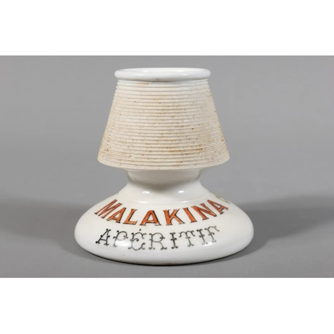 Malkina Chateau Cognac table match holder of conical form wi...