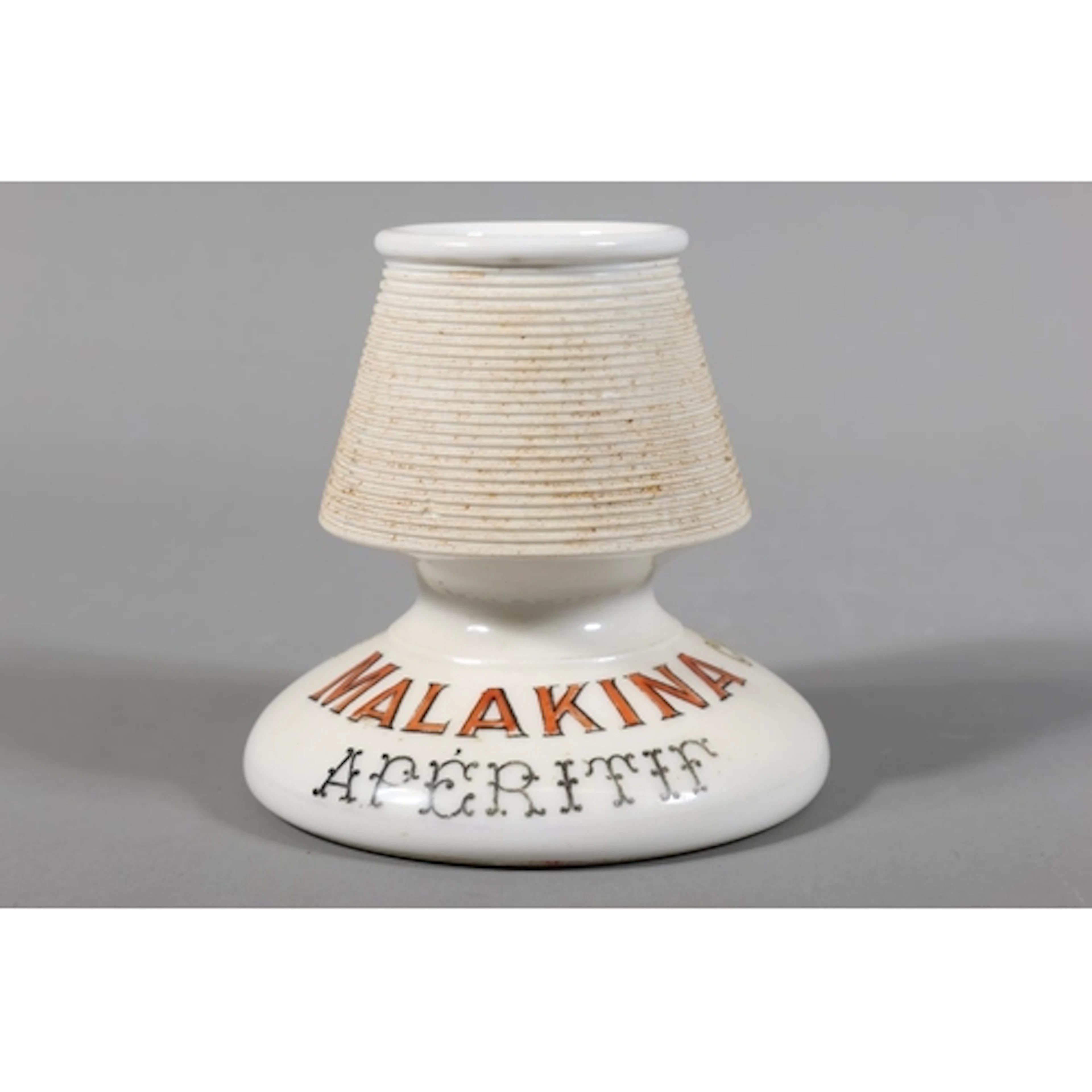 Malkina Chateau Cognac table match holder of conical form wi...
