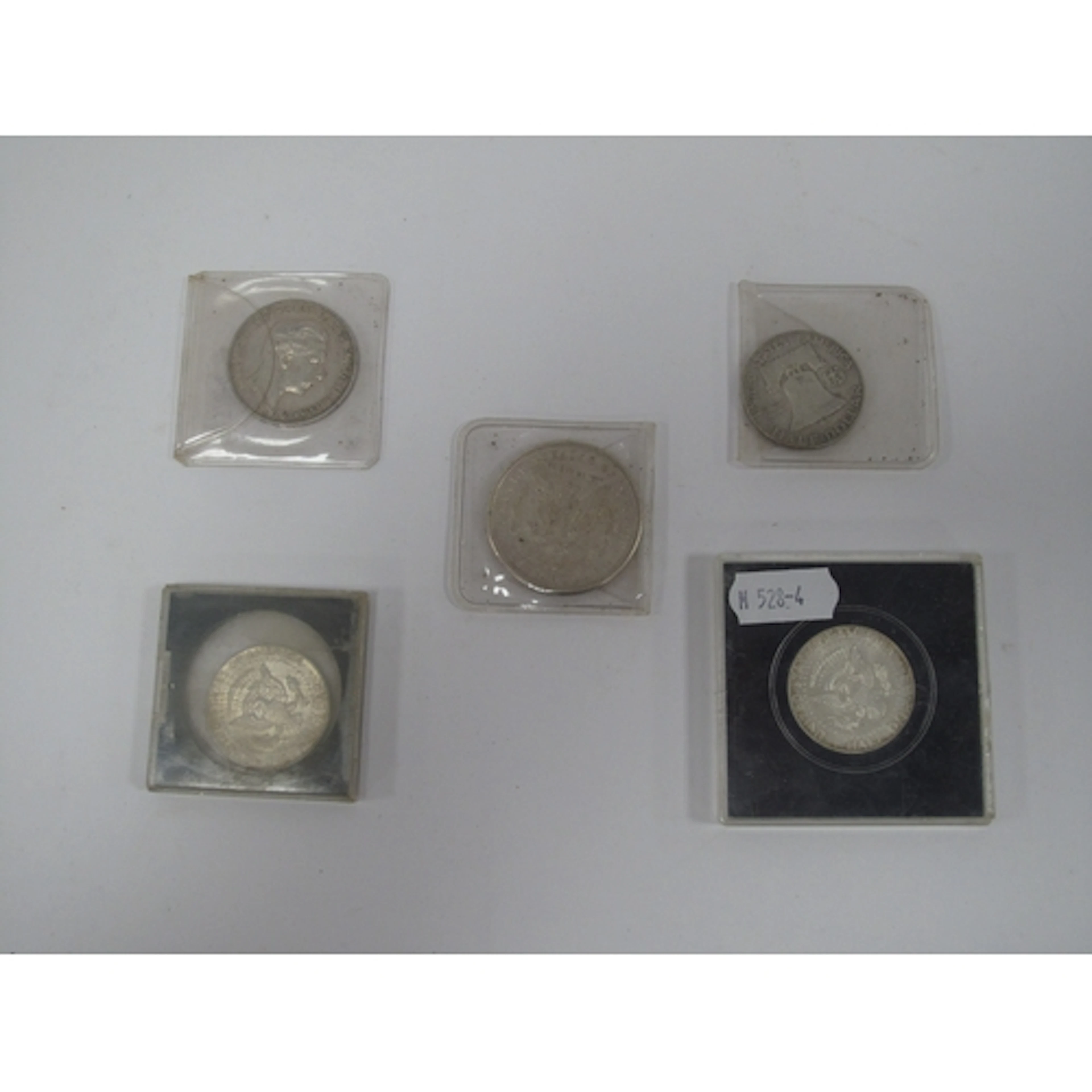 Silver coins, including German Empire 3 Mark 1912, American ...