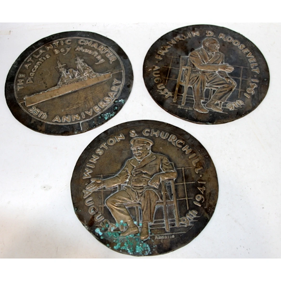 Michael Rizzello, British sculptor and medallist, three larg...