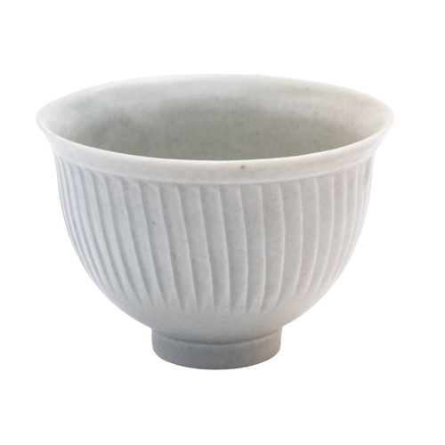 *David Leach [1911 - 2005] a porcelain bowl of footed form w...