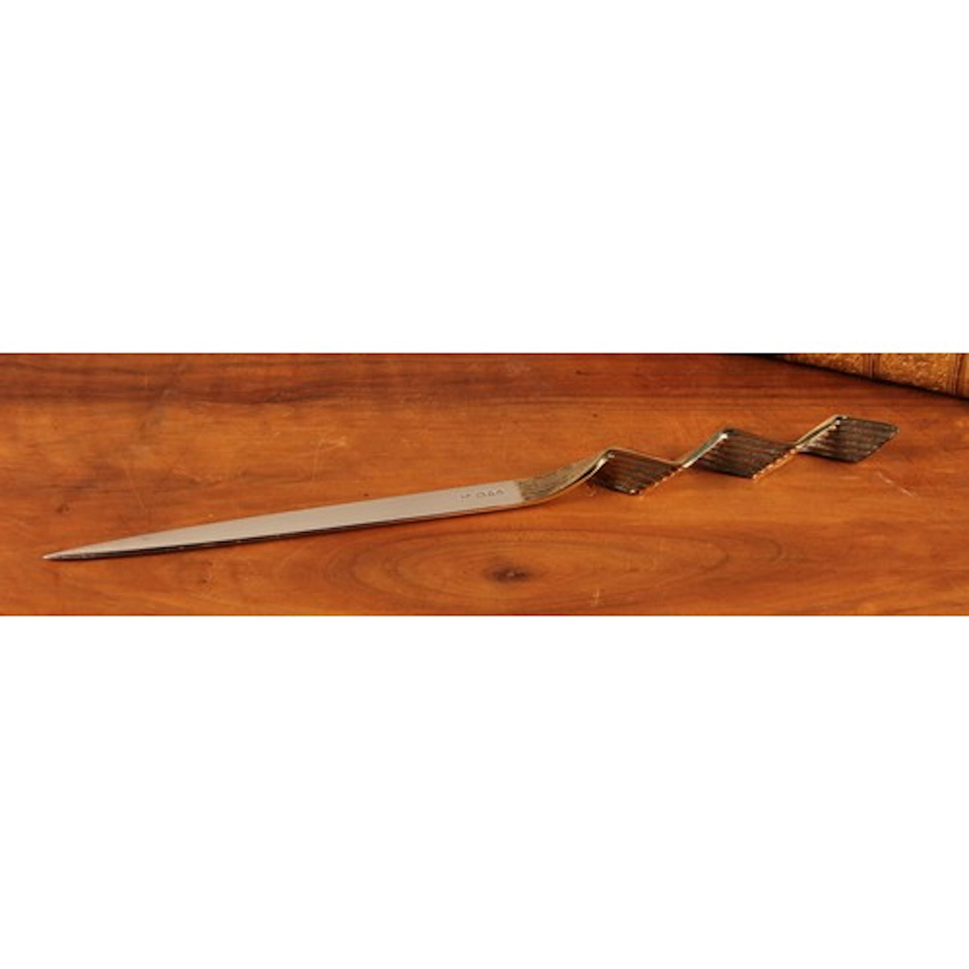Modern Design - an Elizabeth II silver letter opener or pape...