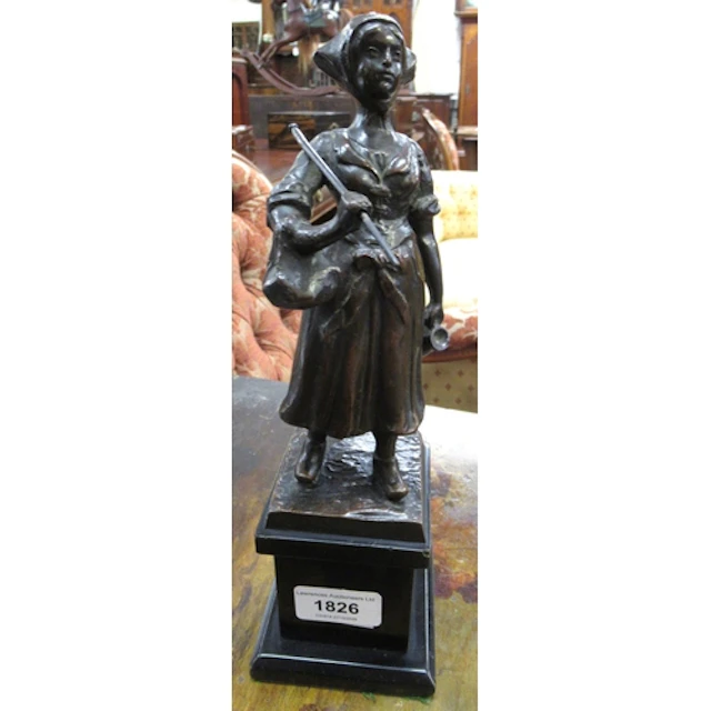 After Anton Nagel, early 20th Century bronze figure of a Ger...