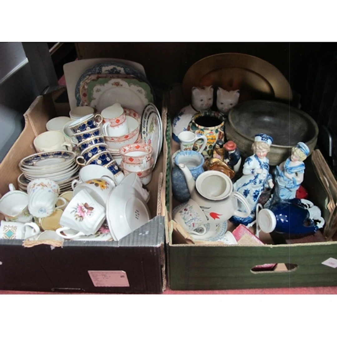 Victorian Copeland Teaware, studio pottery fruit bowl, etc:-...