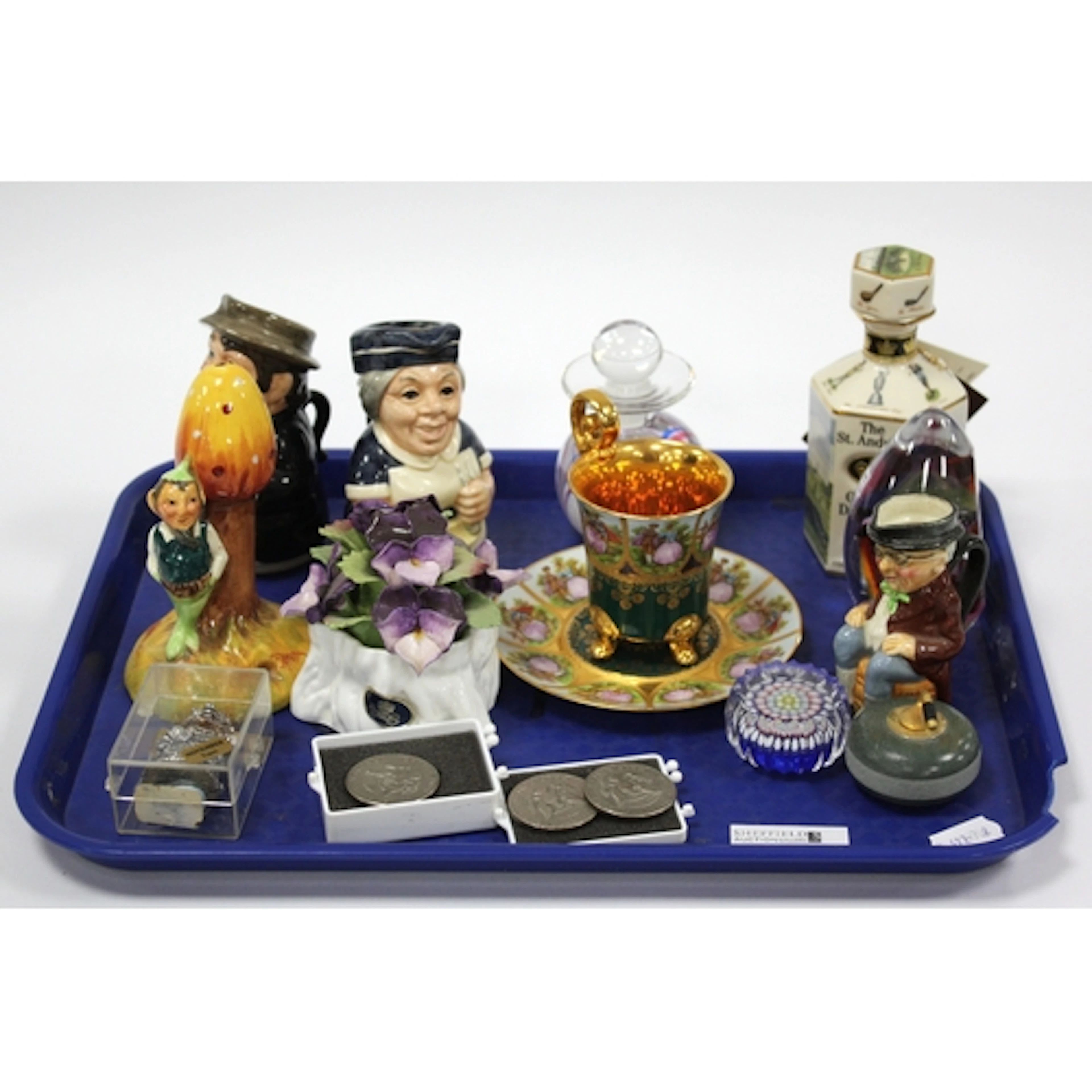 Morley Elis by Toadstool, Doulton Bille Small Character Jugs...