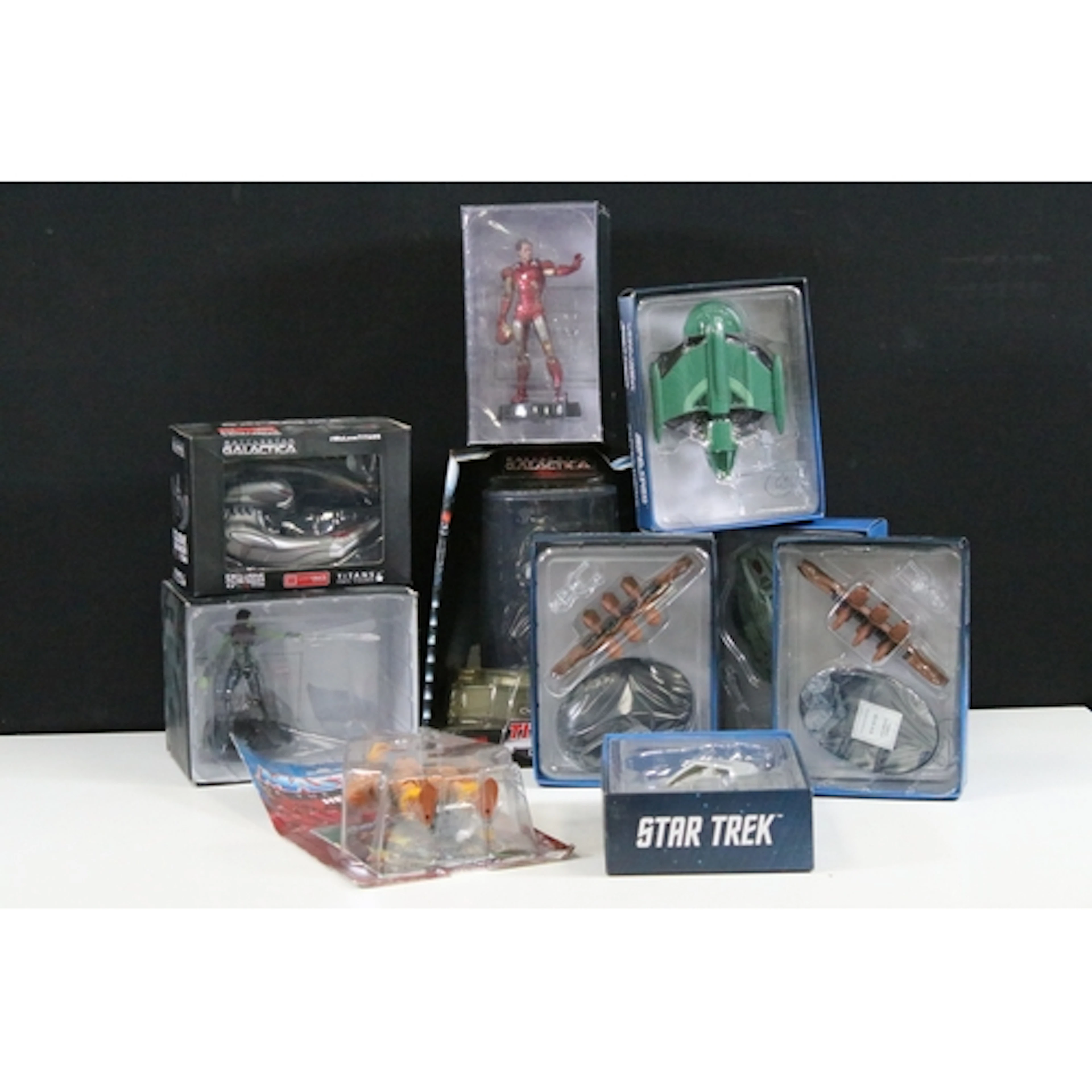 10 Boxed TV related models and figures to include contempora...