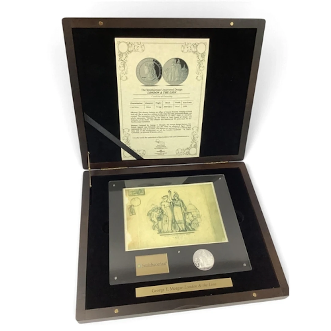 The Smithsonian Uncovered Design London & The Lion Fine silv...