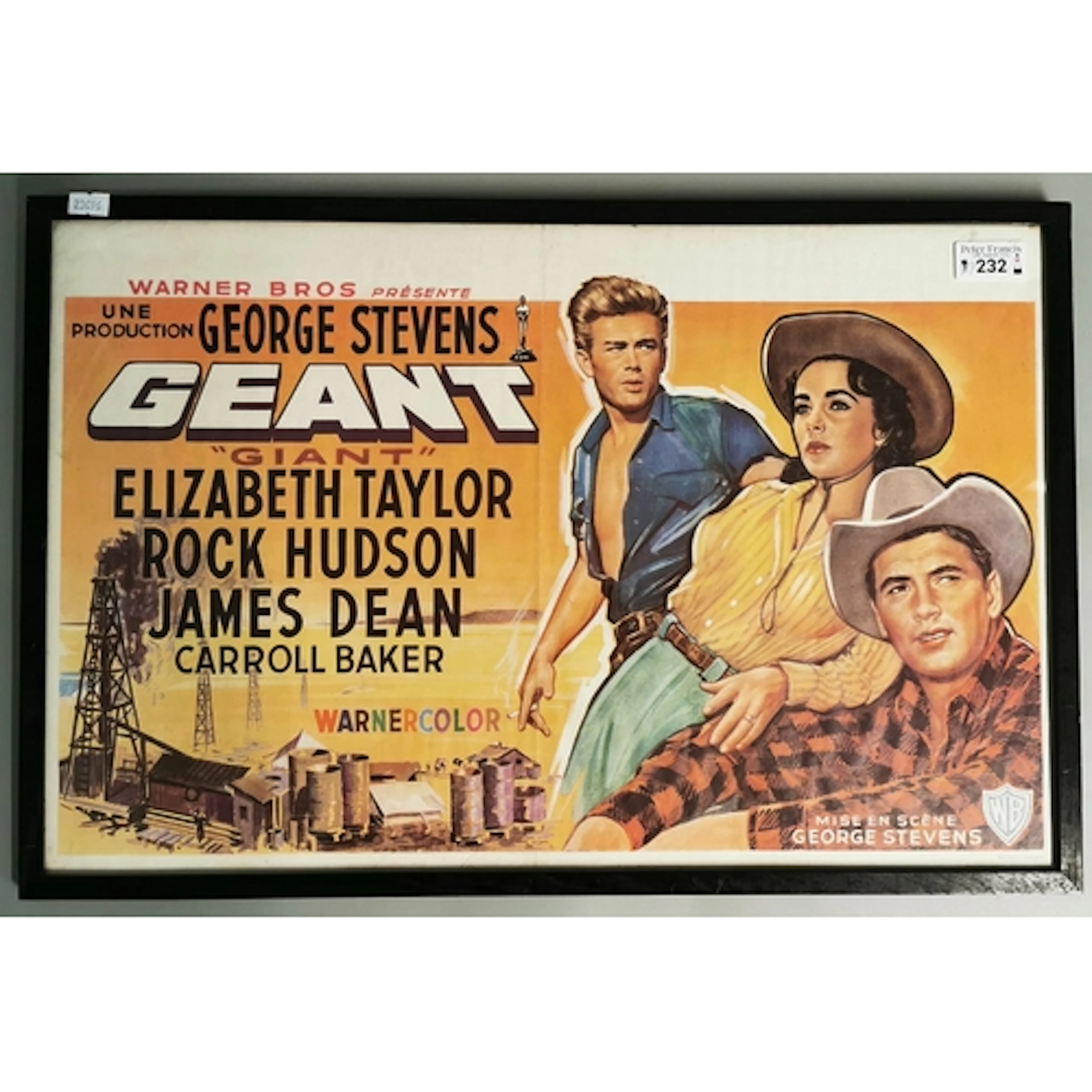 Warner Bros, American Epic Western Film coloured poster, 'Gi...
