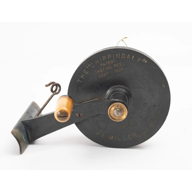 J E Miller & Co The Chippindale patent casting reel. No 2227...