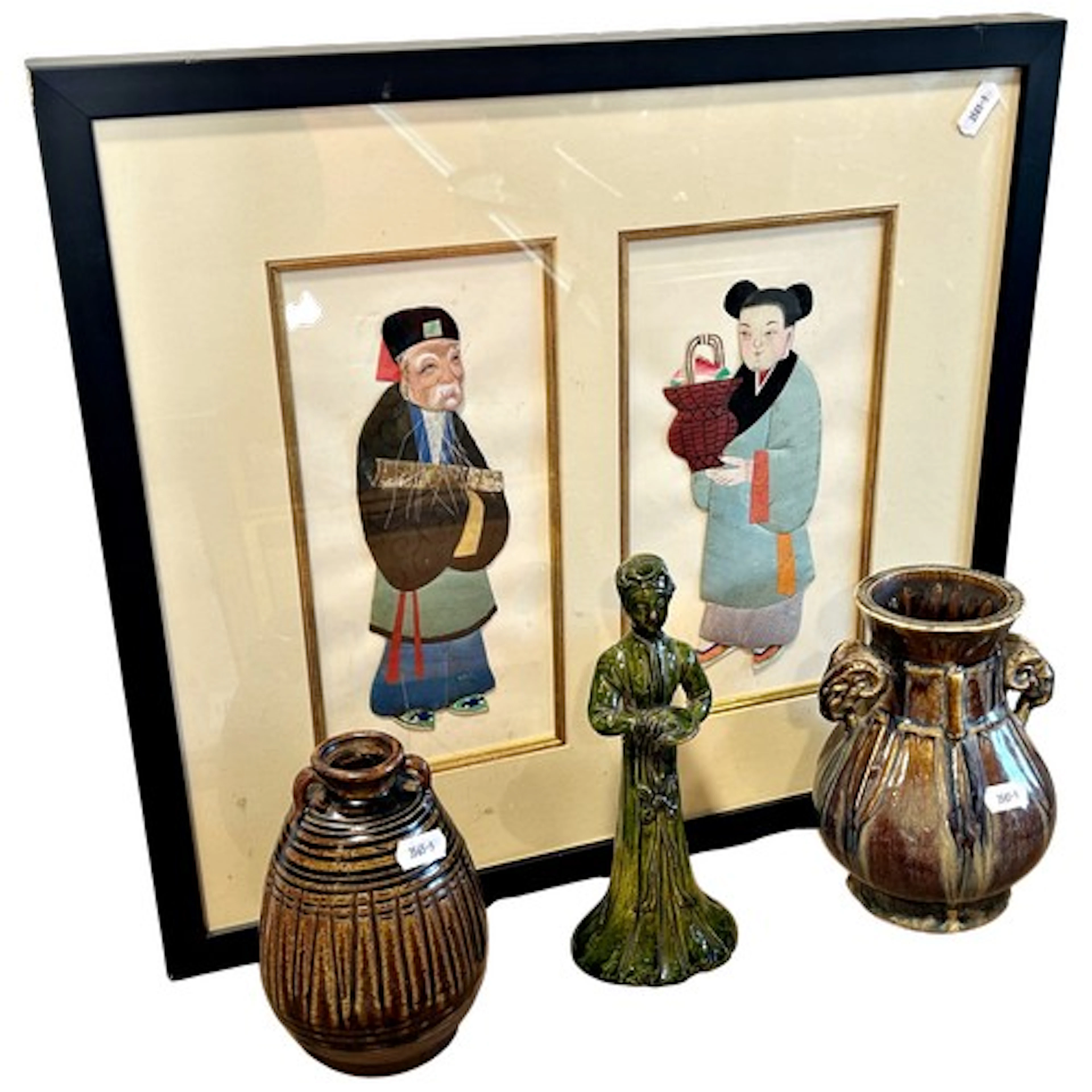 A group of Chinese and South-east Asian objects, to include:...