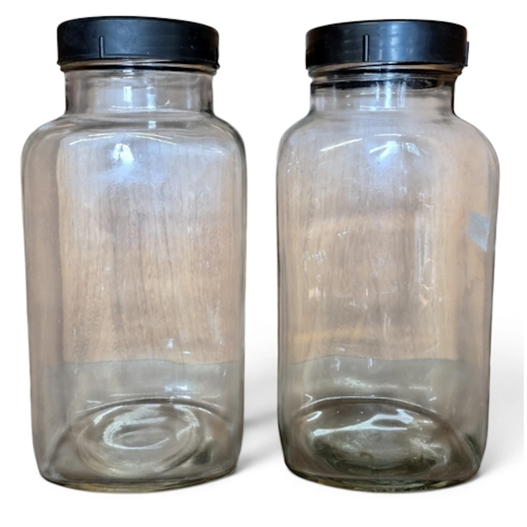 A group of five Vintage Sweet Jars. H 30 cm approx.
