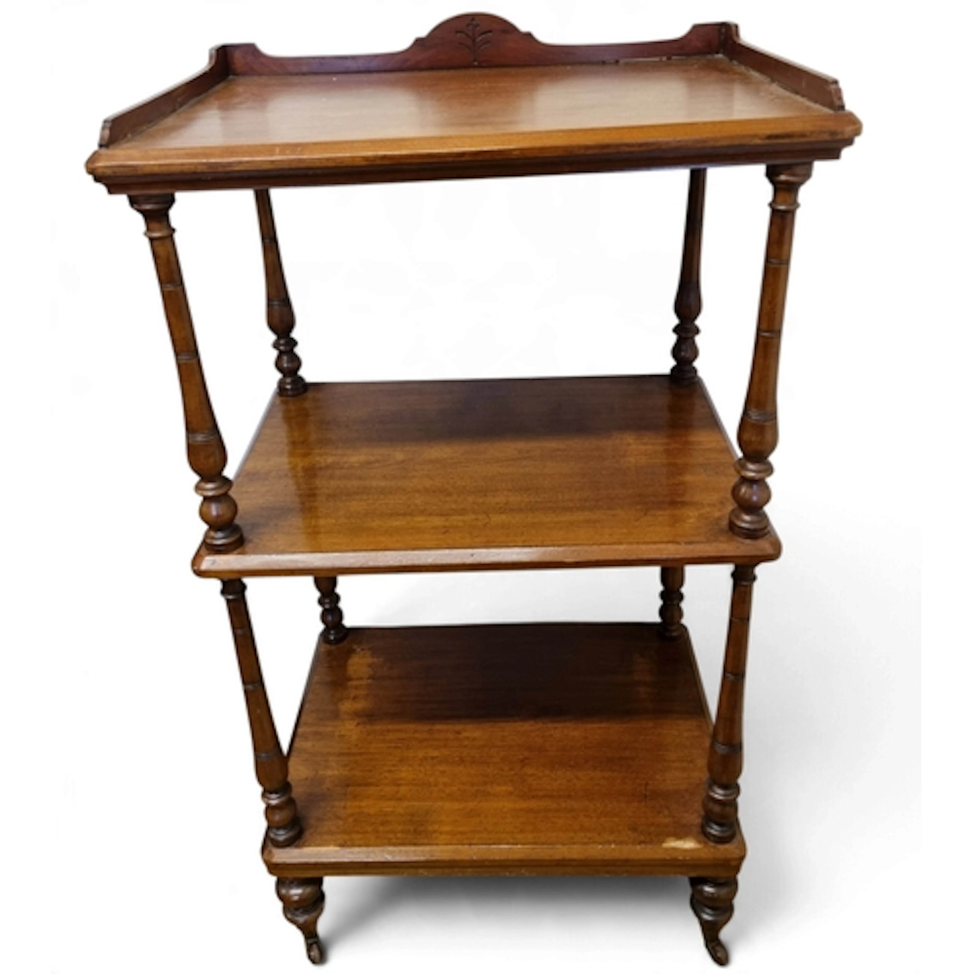 A good 19th Century Mahogany three tier Dumb Waiter of good ...