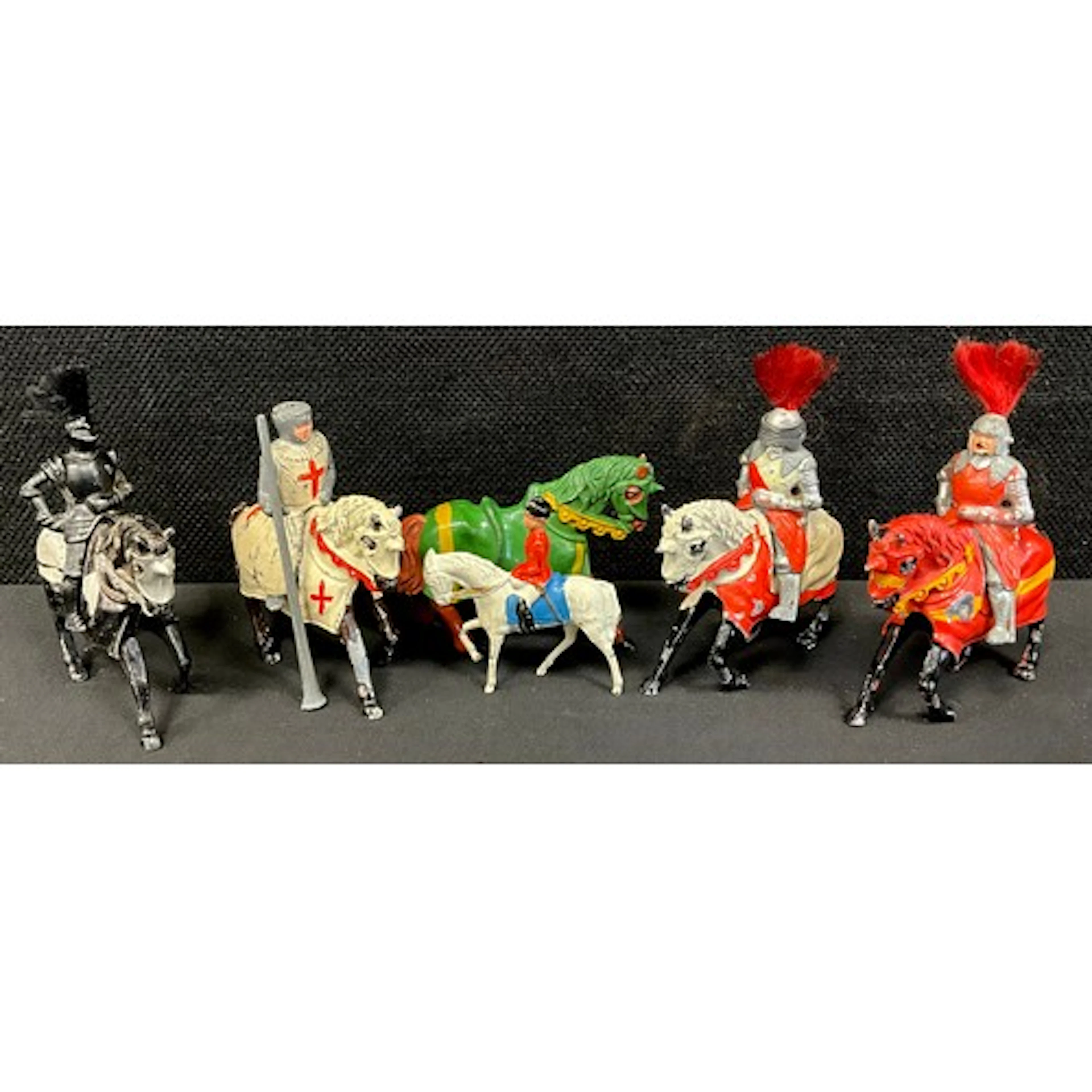 Timpo Toys - a small collection of 20th century metal horses...