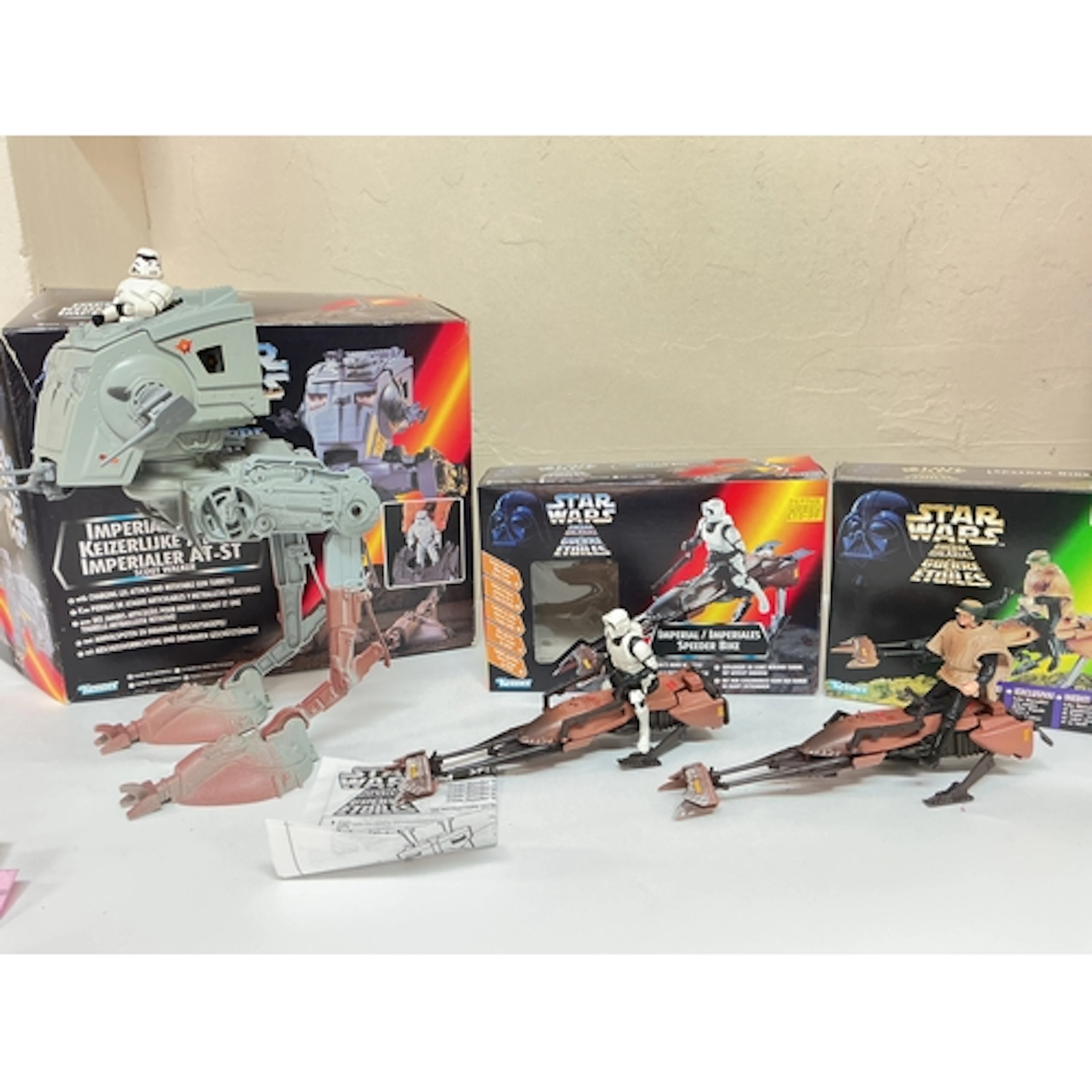 A Collection Of Boxed Kenner 1990s Star Wars Toys Including ...